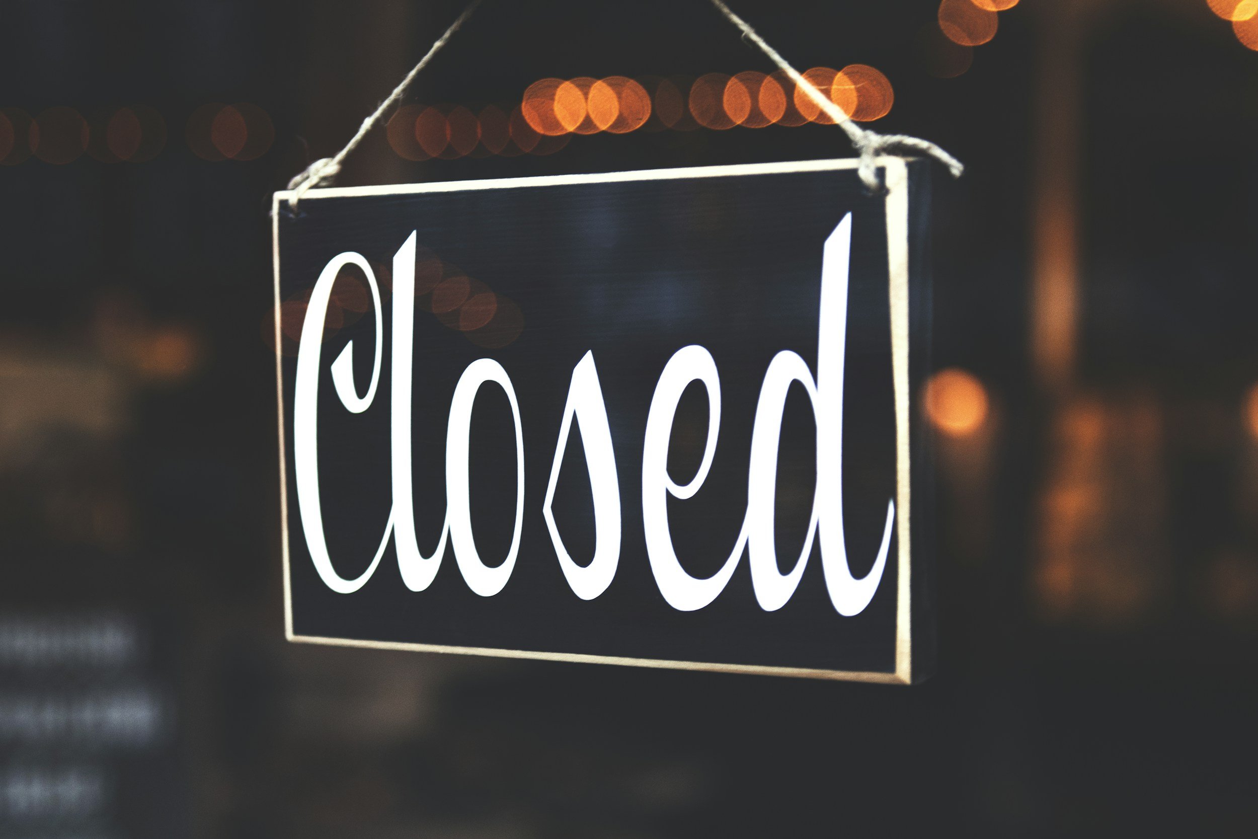 Closed for July 4