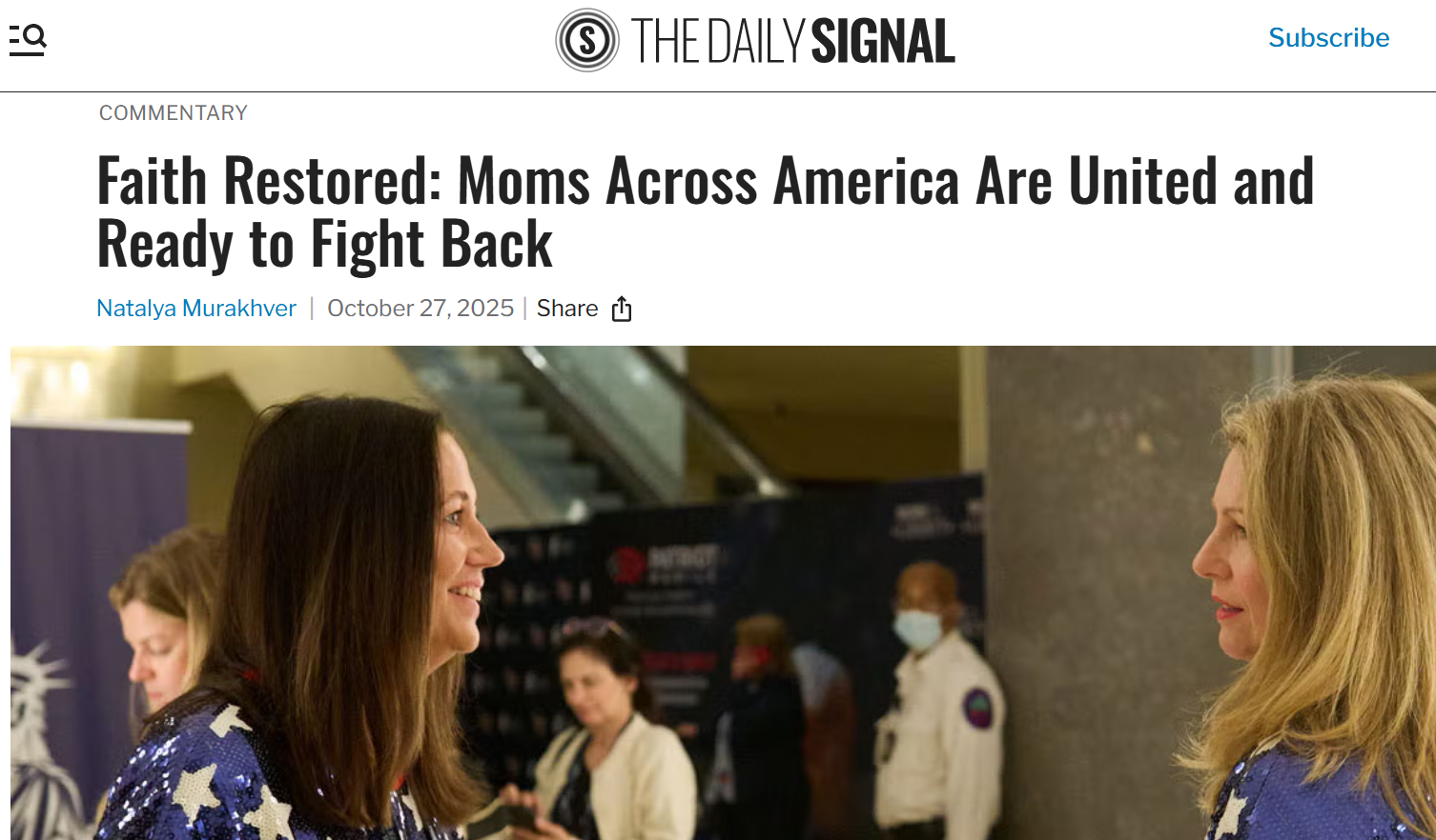 Daily Signal Website Screenshot