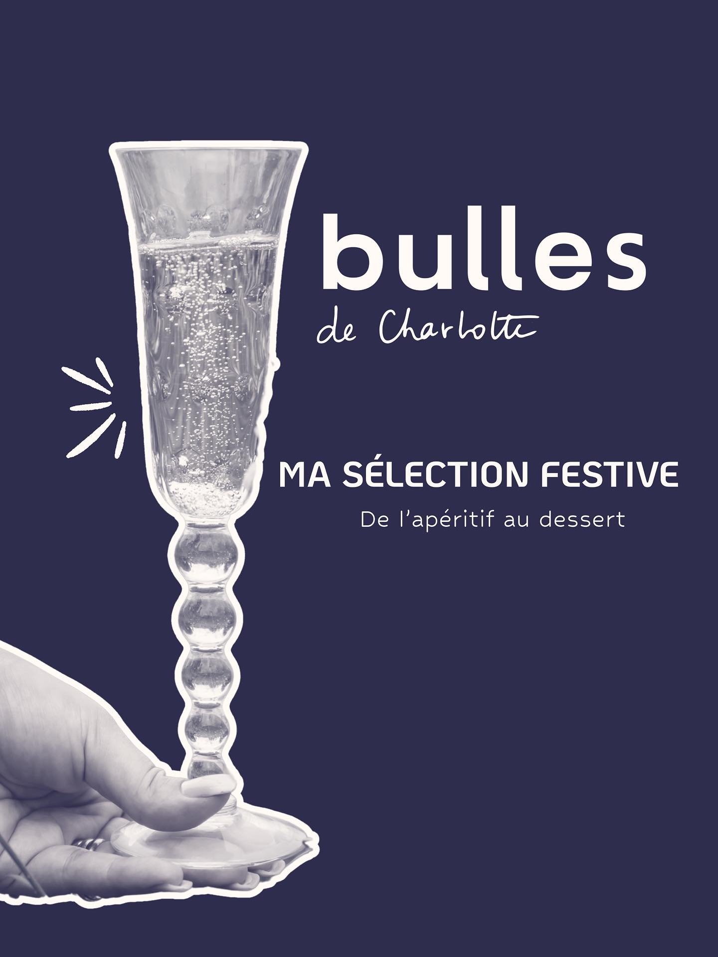 ✨ La s&eacute;lection Bulles de Charlotte pour la fin d&rsquo;ann&eacute;e ❄️

Pour trouver ces cuv&eacute;es, demandez-moi et je vous dirigerai vers le revendeur le plus proche de chez vous 🤝

Professionnels, MP pour plus d&rsquo;infos ✉️