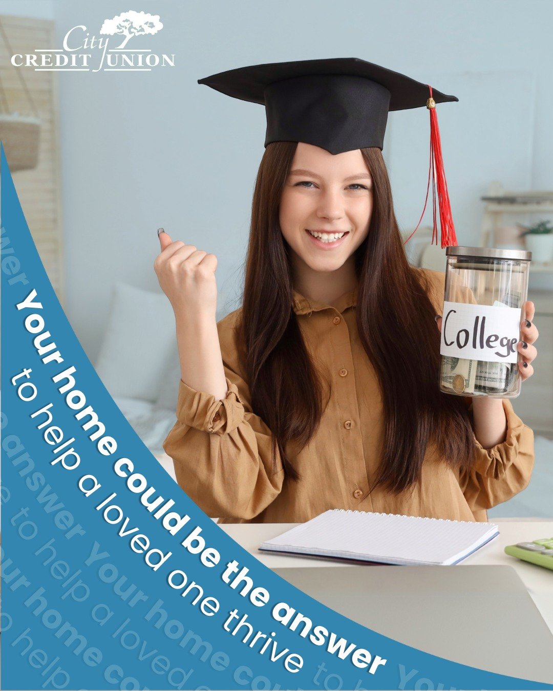 Whether it's your teenager starting their first year or your partner returning to school for a new career path, higher education is a big expense! 🎓💸

Why not let your home do the heavy lifting? 🏡 A Home Equity Loan from City CU gives you a lump s