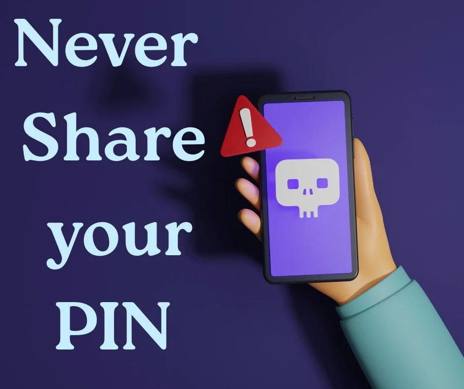 Rule #1: If someone asks for your PIN in a text/email&hellip; it&rsquo;s a scam. 🚫 Easy win for your wallet. Who else has seen these sneaky messages lately? 👀 #CityCU #StaySecure