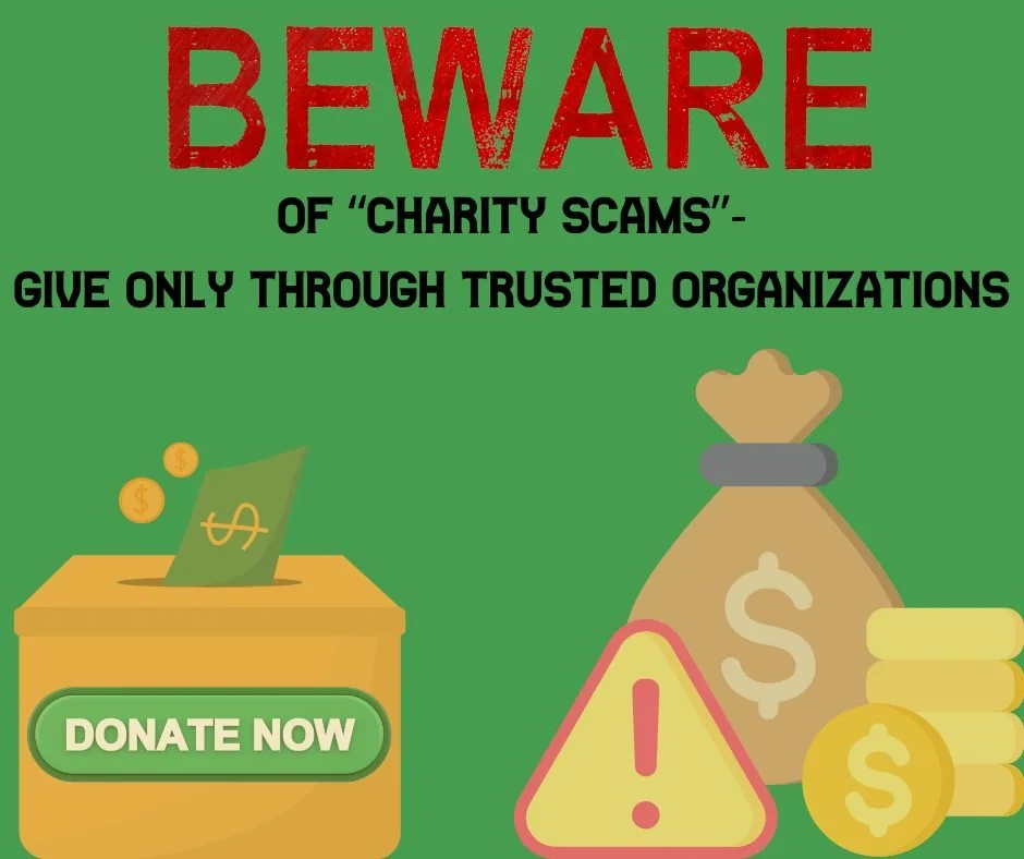 Scammers prey on kindness 😡💔 Check before you give. Real charities = real change. Who else Googles before donating? #CityCU #FraudFree
