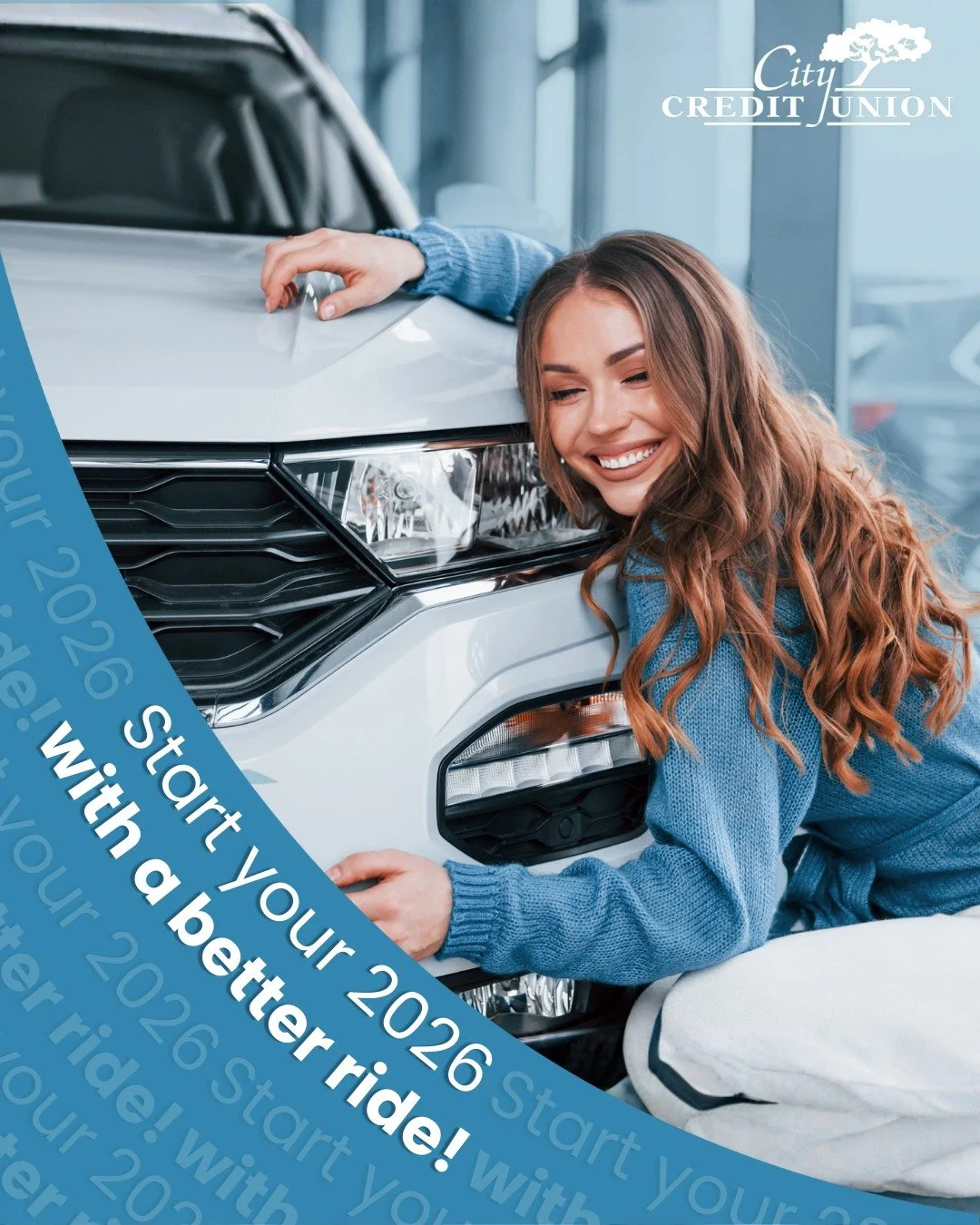 Is a new ride on your 2026 resolutions list? 🚙✨

City CU is here to pave your way with personalized service and zero hidden charges! Our Vehicle Loans offer 100% financing and flexible terms up to 60 months.

🤩 Skip the hidden fees and application 