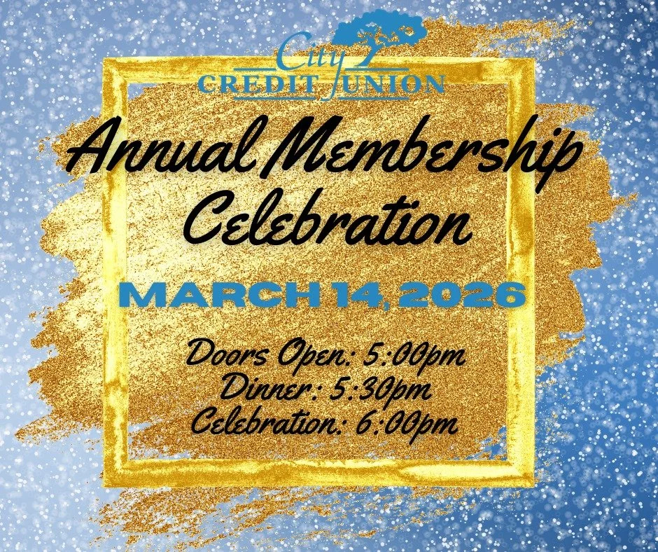 🎉 You're invited! Join us for our Annual Membership Celebration and connect with fellow members. Tickets are just $1 &mdash; RSVP by March 6 so you don&rsquo;t miss the fun! #CityCreditUnion #MemberCelebration #CommunityFirst