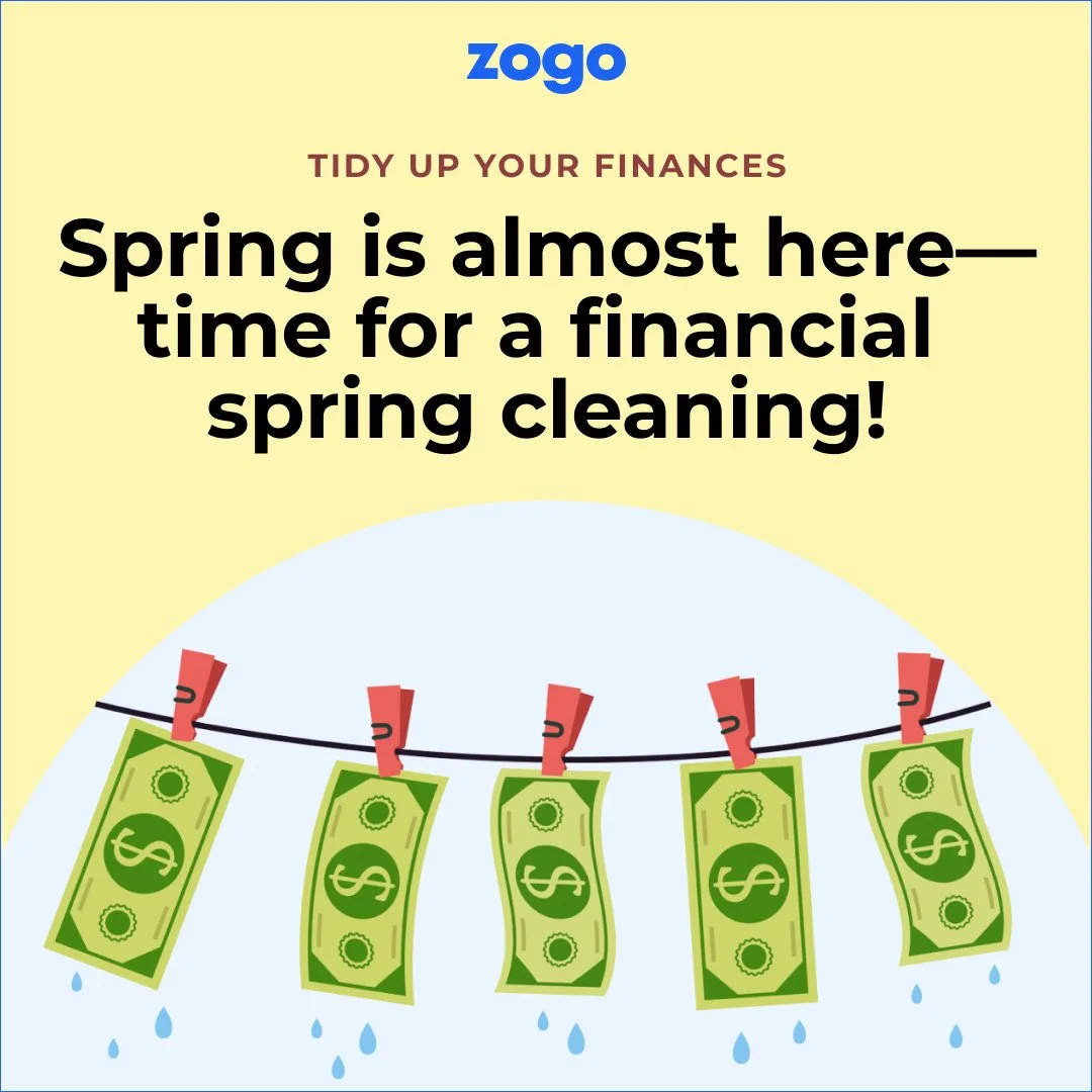 🌸 Spring is almost here&mdash;time for a financial spring cleaning! Take these steps to tidy up your finances: 1️⃣ Review your budget and spending habits. 2️⃣ Organize your financial documents for tax season. 3️⃣ Check your credit score and look for