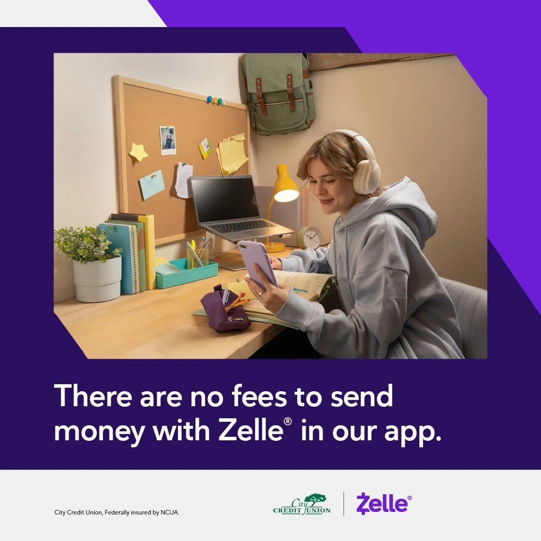 💸 Sending money just got easier! Use Zelle inside your banking app to send money quickly and securely. #Zelle #EasyBanking