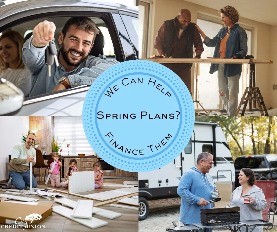 🌷 Planning spring upgrades or adventures? City CU loans help make it happen! #CityCULoans
Take a look at our loan options at www.city-cu.com