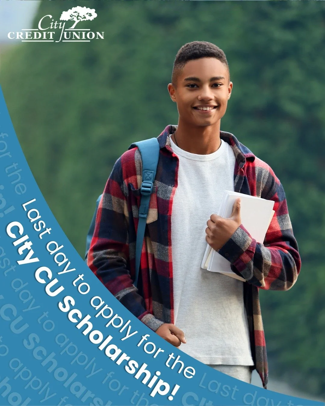 Final call, graduates! 🎓🌟 Today is the deadline to apply for the City CU Scholarship.

If you&rsquo;ve been working on your application, this is your sign to cross those T&rsquo;s and dot those I&rsquo;s!

Make sure your application, 100-200 word e