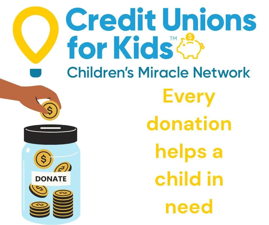 💛 Small change can make a BIG impact. We&rsquo;re collecting spare change to support Children&rsquo;s Miracle Network Hospitals through Credit Unions for Kids. Every coin helps local kids receive the care they need! #CreditUnionsForKids #ChangeForMi