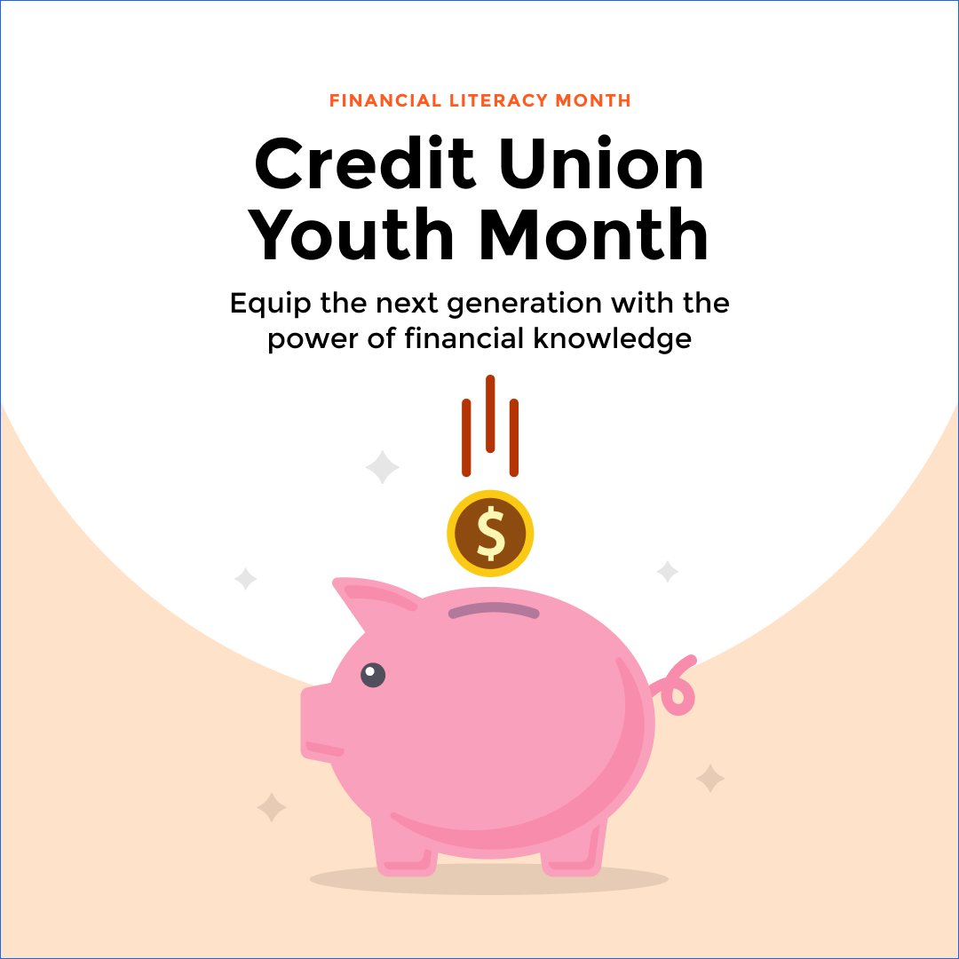 Help your little ones save for their big dreams! April is Credit Union Youth Month, the perfect time to start teaching your kids about smart money management. Set them up for a bright financial future &ndash; it&rsquo;s never too early for fun saving