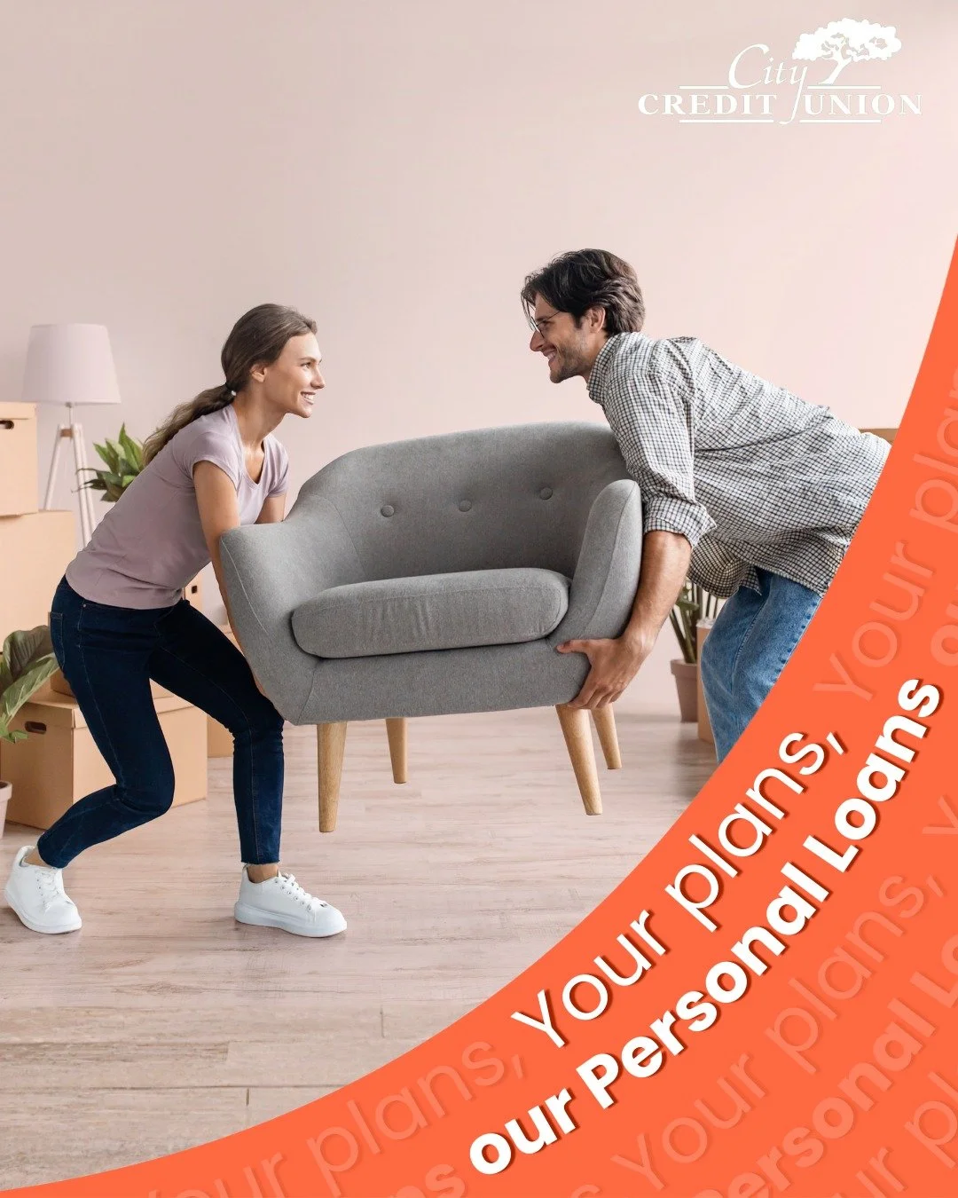 Spring is the season for fresh starts! 🌼🧡

Whether you&rsquo;re upgrading your home or planning for a major milestone, City CU&rsquo;s Personal Loan is here to help you cover it all.

💰 With low interest rates, flexible terms, and NO application f
