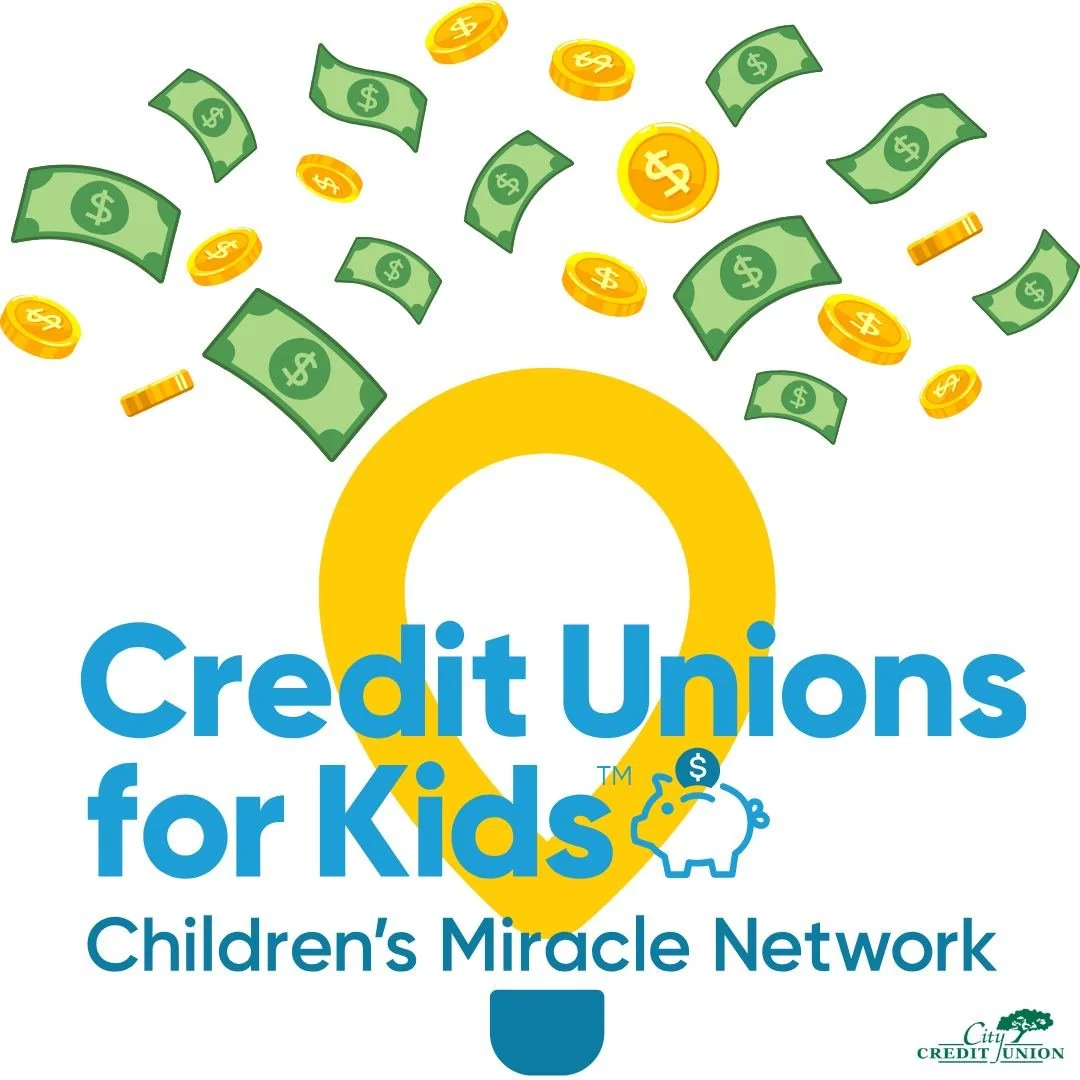 💛 Your spare change can change lives. Stop by City Credit Union and donate to support Children&rsquo;s Miracle Network Hospitals. Every coin makes a difference! #CreditUnionsForKids #ChangeForMiracles