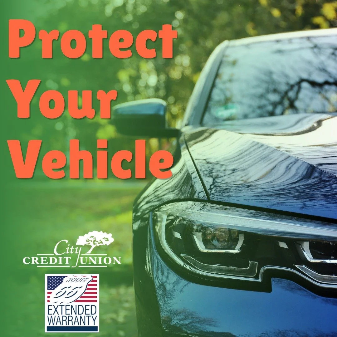 🚗 Protect your ride with Route 66 Extended Warranty! Peace of mind on the road starts with coverage you can count on. Ask us how to add it to your auto loan! #AutoProtection #cityculoans 
www.city-cu.com/vehicle-loans