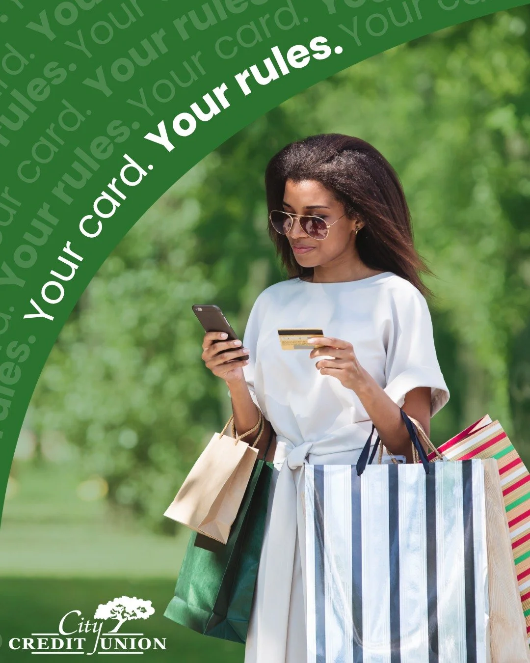 Summer plans = always on the move! ☀️🍹

If your card ever goes missing along the way, don&rsquo;t sweat it&mdash;you&rsquo;ve got full control right in your pocket with the City CU Mobile App.

💳 Misplaced your card? Turn it off in seconds.
🌟 Foun