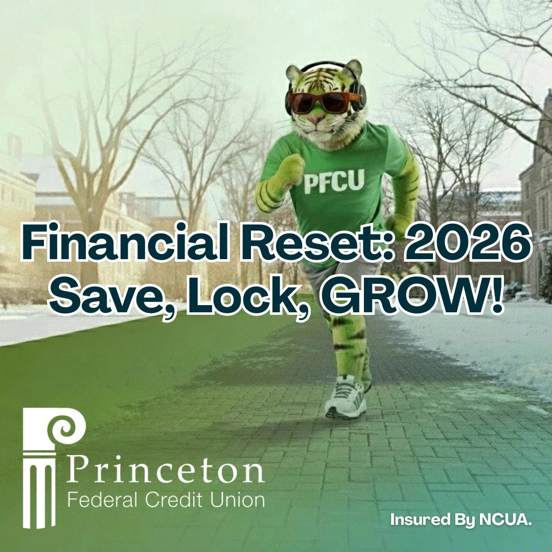 🎉 New year, new routine that sticks.
💸Kick off your savings in 2026 with a Certificate at Princeton FCU&mdash;set it, forget it, and let guaranteed earnings do the work.
🤔 What's a "Certificate"? It works very similarly to a CD offered b
