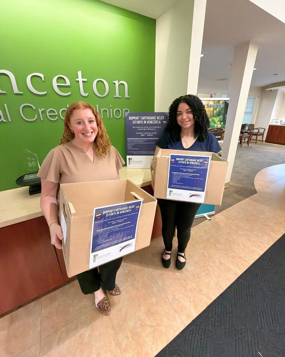 At Princeton Federal Credit Union, we're committed to supporting communities in times of need, which is why we're continuing to collect donations through July 23 for families affected by the recent earthquakes in Venezuela.

We are accepting essentia