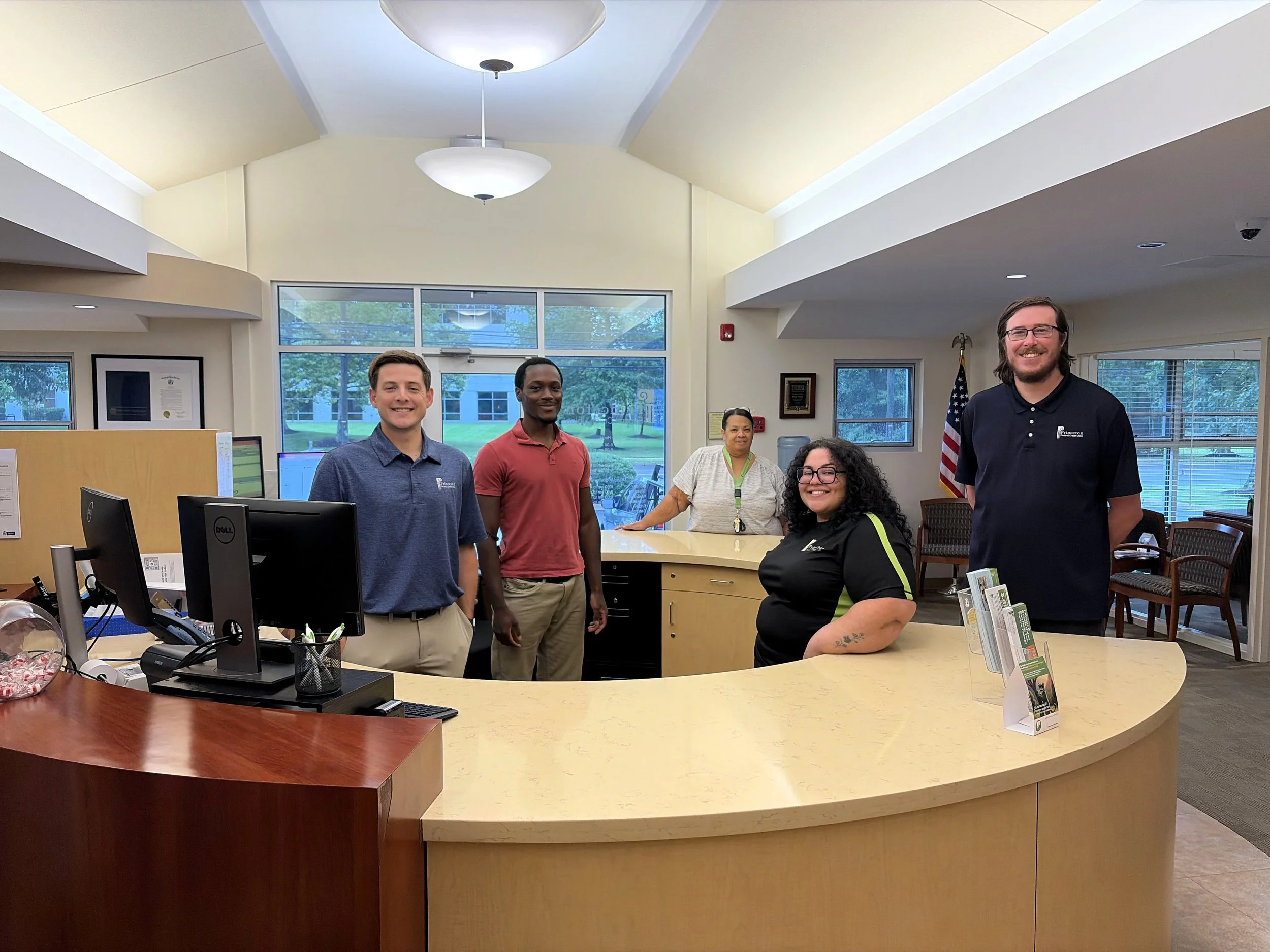 Meet the Princeton Federal Credit Union (PFCU) Member Services Team! 👋

These are the friendly faces who welcome you into our branch, answer your questions, and support you every step of your financial journey. From the branch to the phones, Sherry,