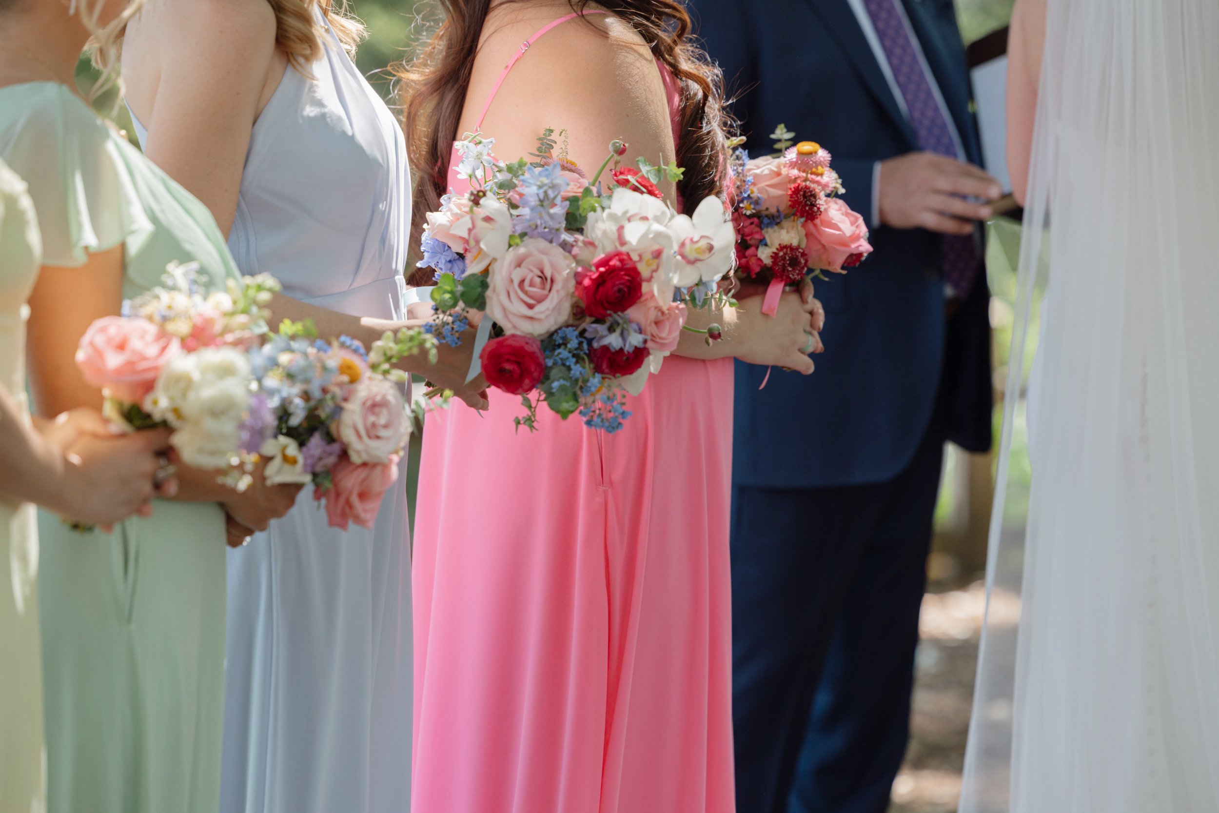 Bridesmaids Bouquets - Summer Wedding in California
