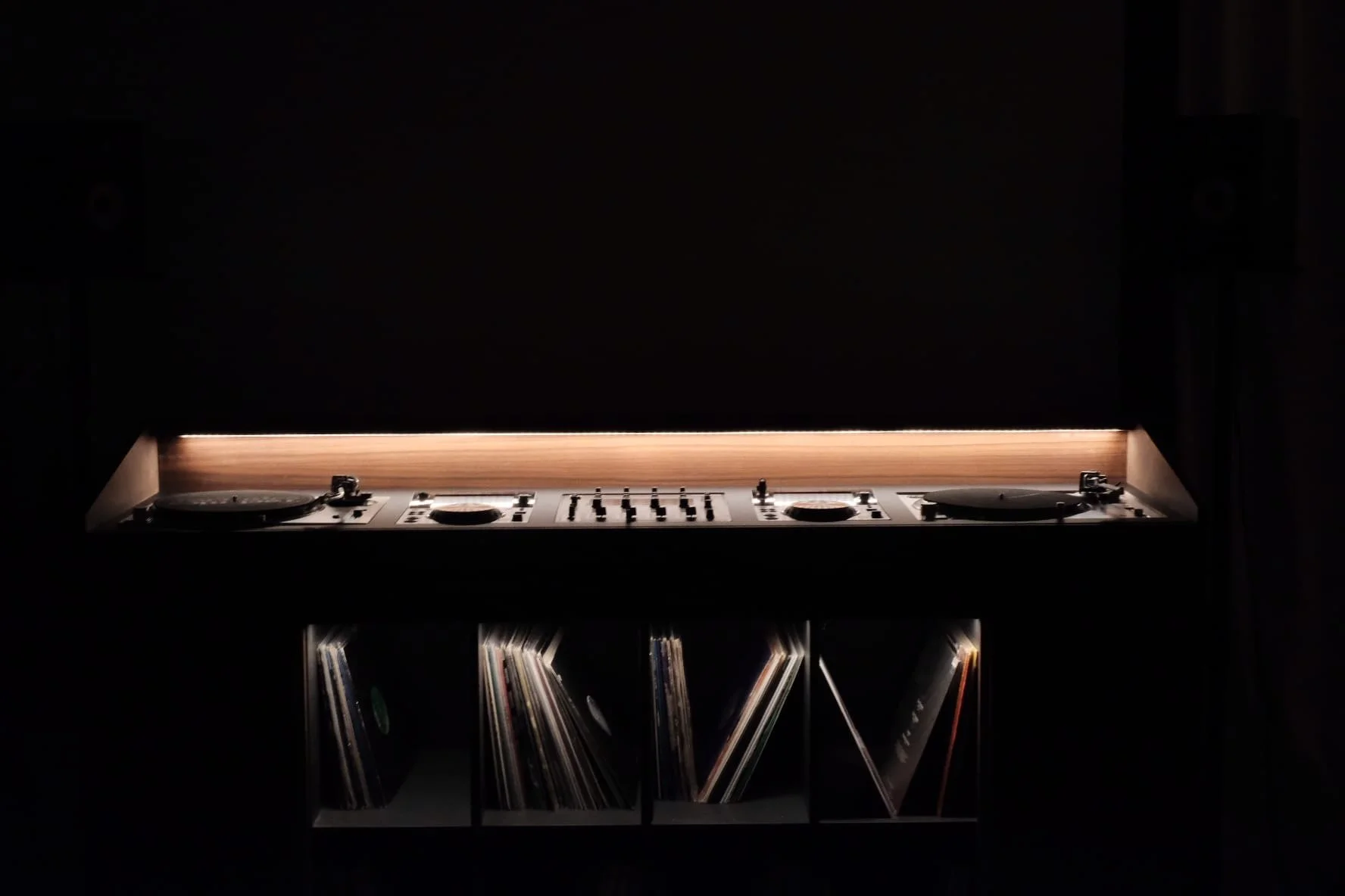 Customised DJ booth in Amsterdam