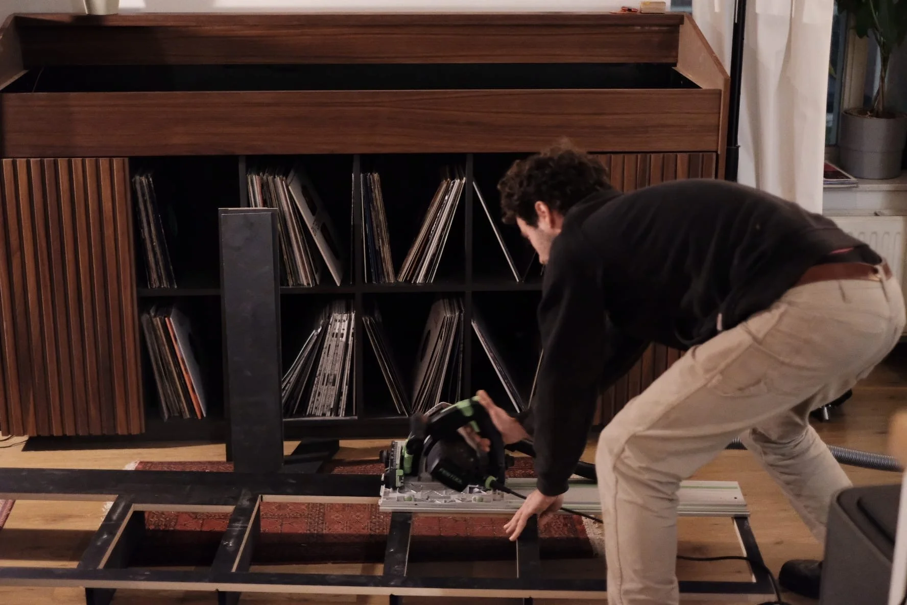 Customised DJ booth in Amsterdam