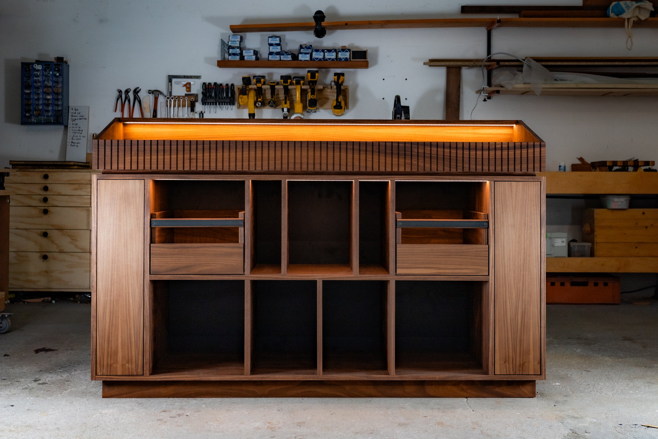 customised dj booth for xone and pioneer made in Amsterdam