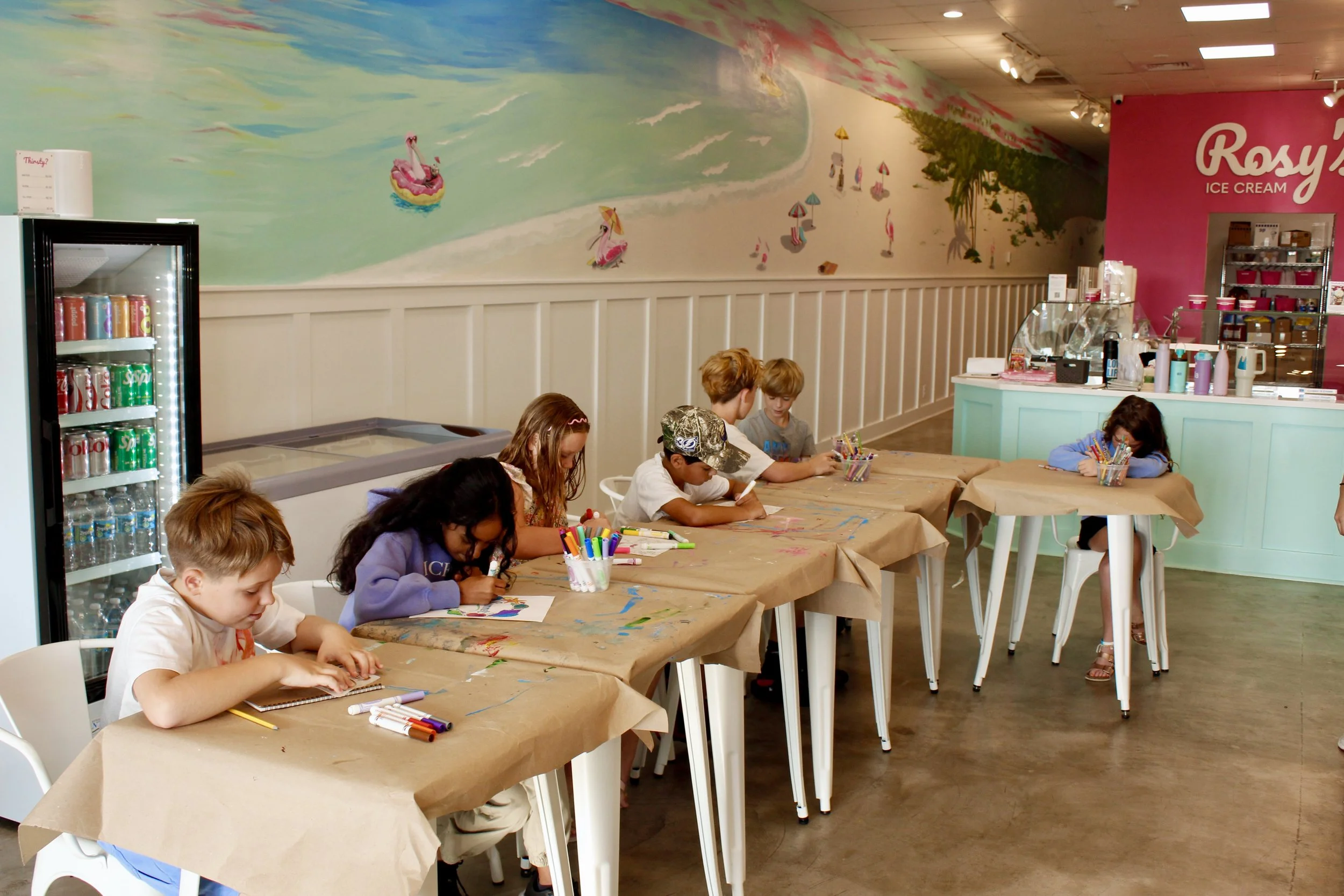 Summer Art Camp at Rosy’s Ice Cream 2026