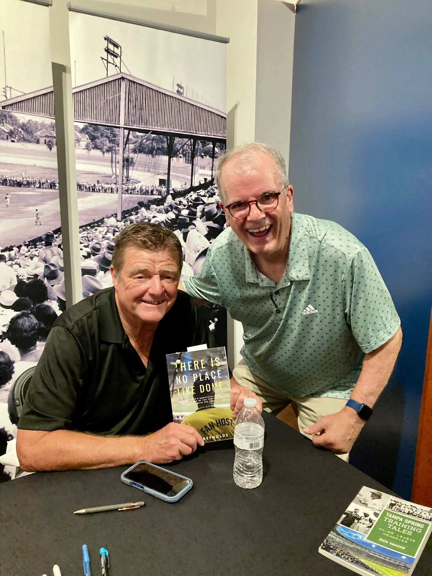 Rick Vaughn the first PR Director with the team