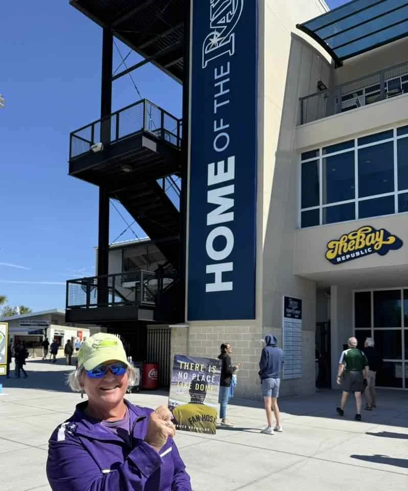 Even at Spring Training the book made an appearance