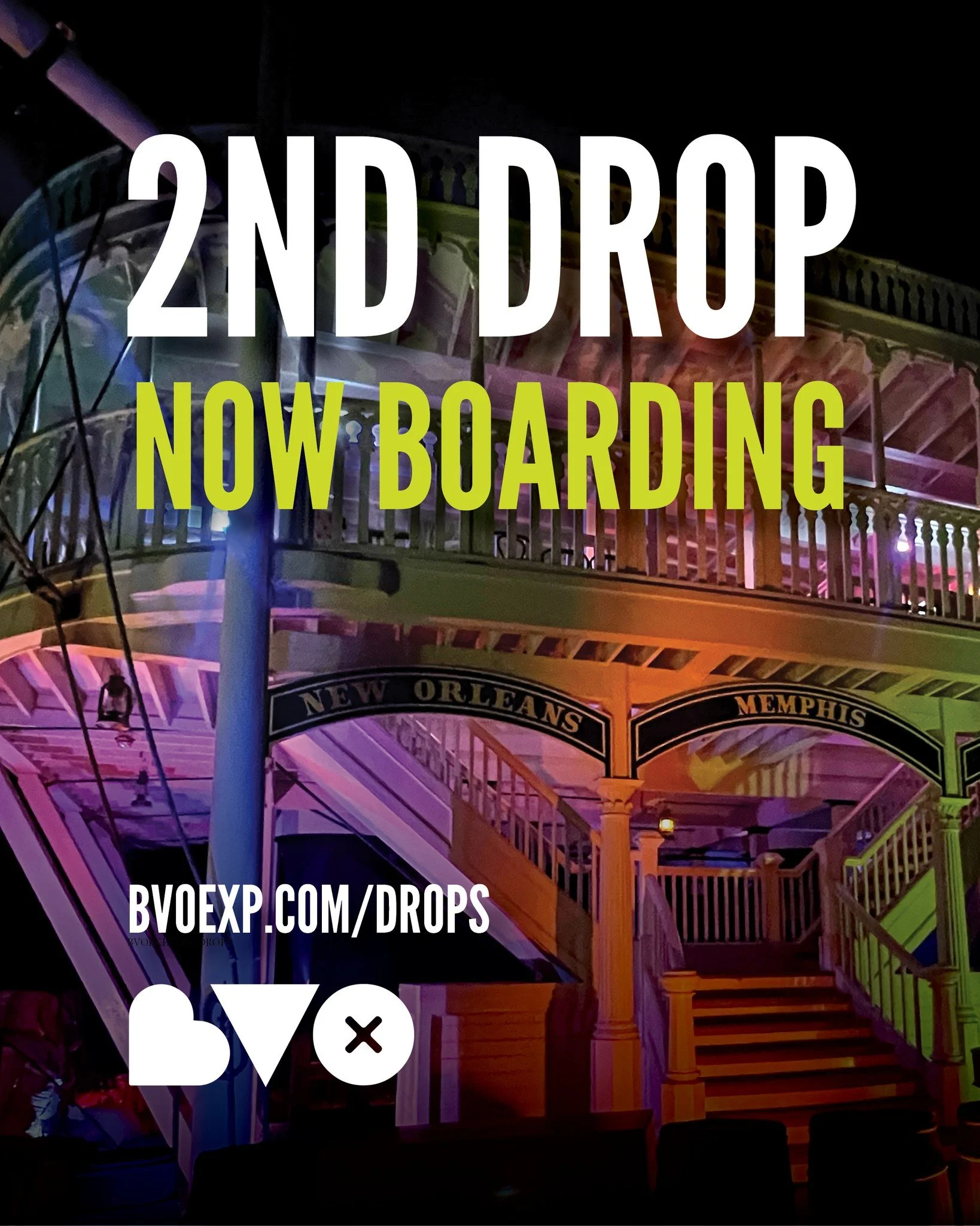 The Second Drop is live.

Two Lines. A new, limited Second-Wave Artifact.

🔗 BVOEXP.COM/DROPS
(Gift cards available for future crossings.)

#bvo #bvoexp #baronvonopperbean #memphis #downtownmemphis #immersiveexperience