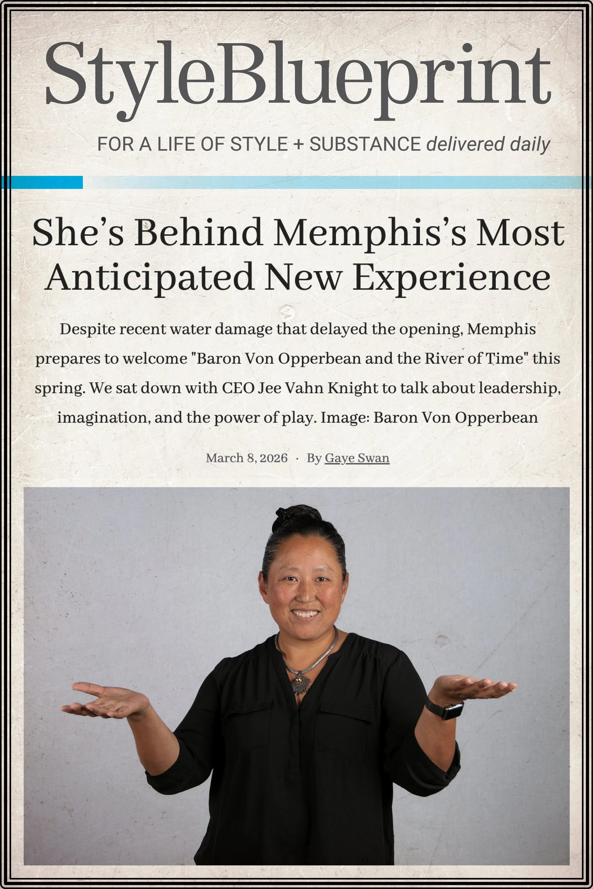 StyleBlueprint: Meet the CEO Behind Memphis’s Most Anticipated Immersive Experience