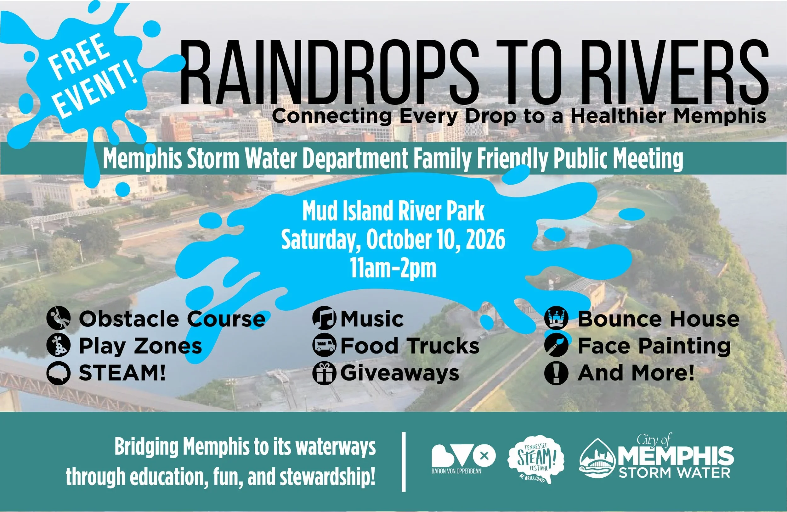 Raindrops to Rivers - Memphis Storm Water event