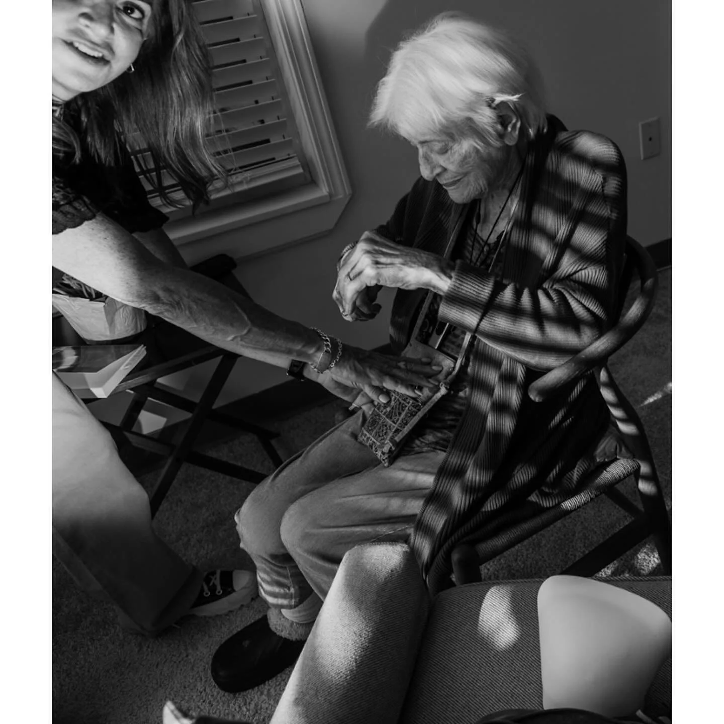 &bull;Jean Mason is 100.
She&rsquo;s quite a force and so fun to spend with.

Thank you to @taragoldwastaken for helping me.

&bull;Downtown, everything is waiting for you.

&bull;I should know his name. He has a melodic voice and sells Spare Change.