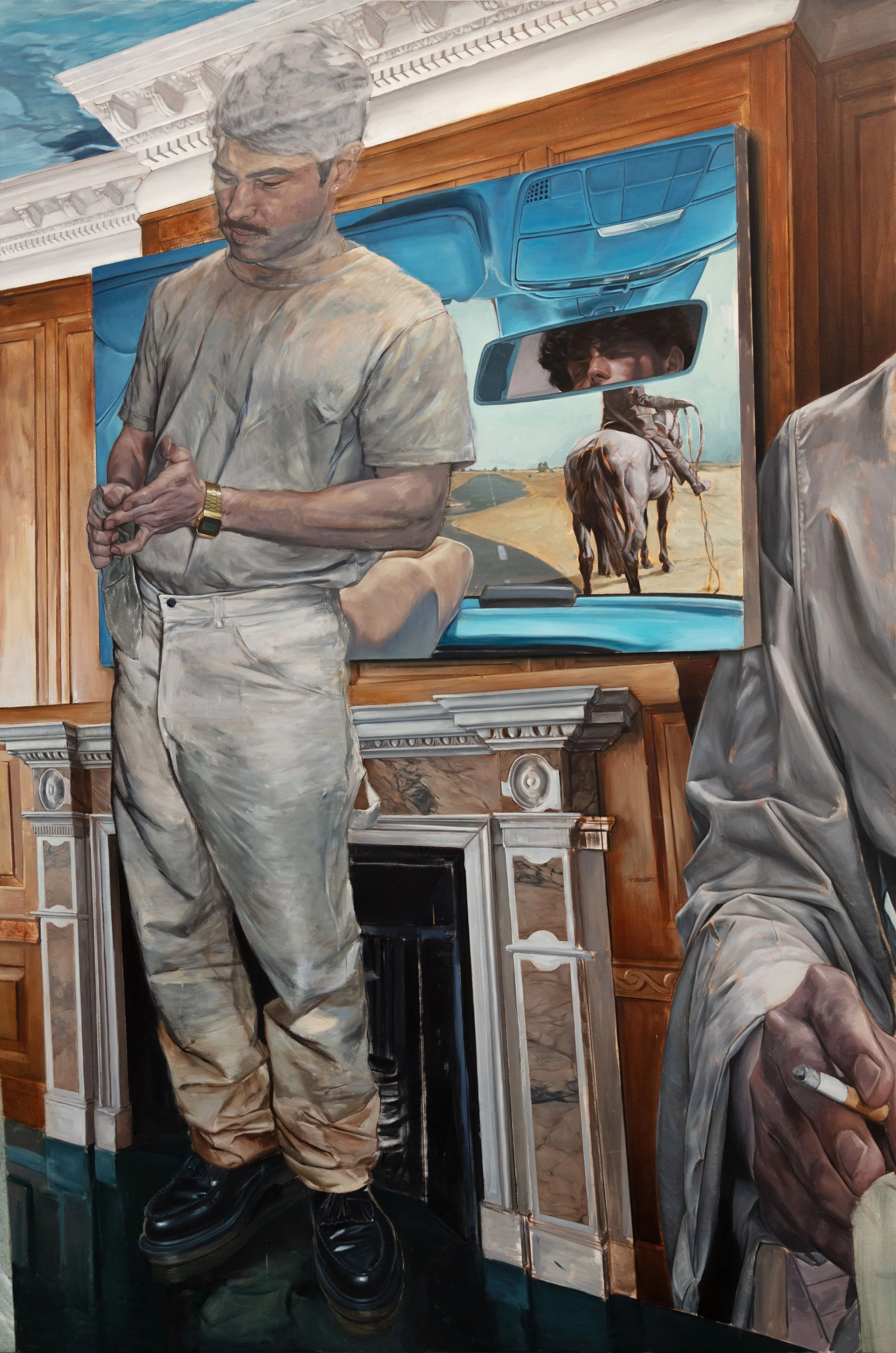 'Meridian Drive', oil on canvas, 240x160cm