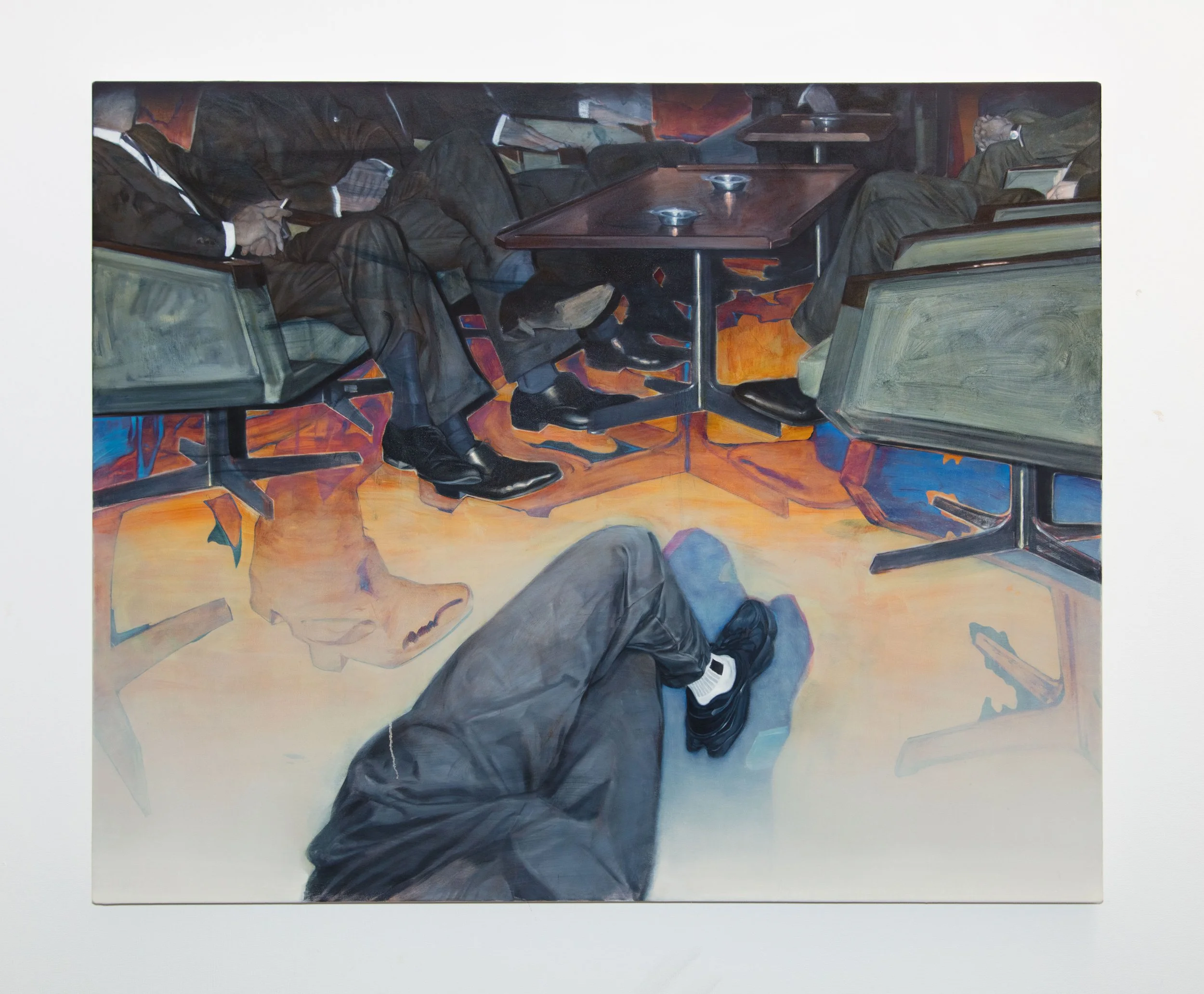 'Now and Then', 2025, oil on canvas, 130x160cm