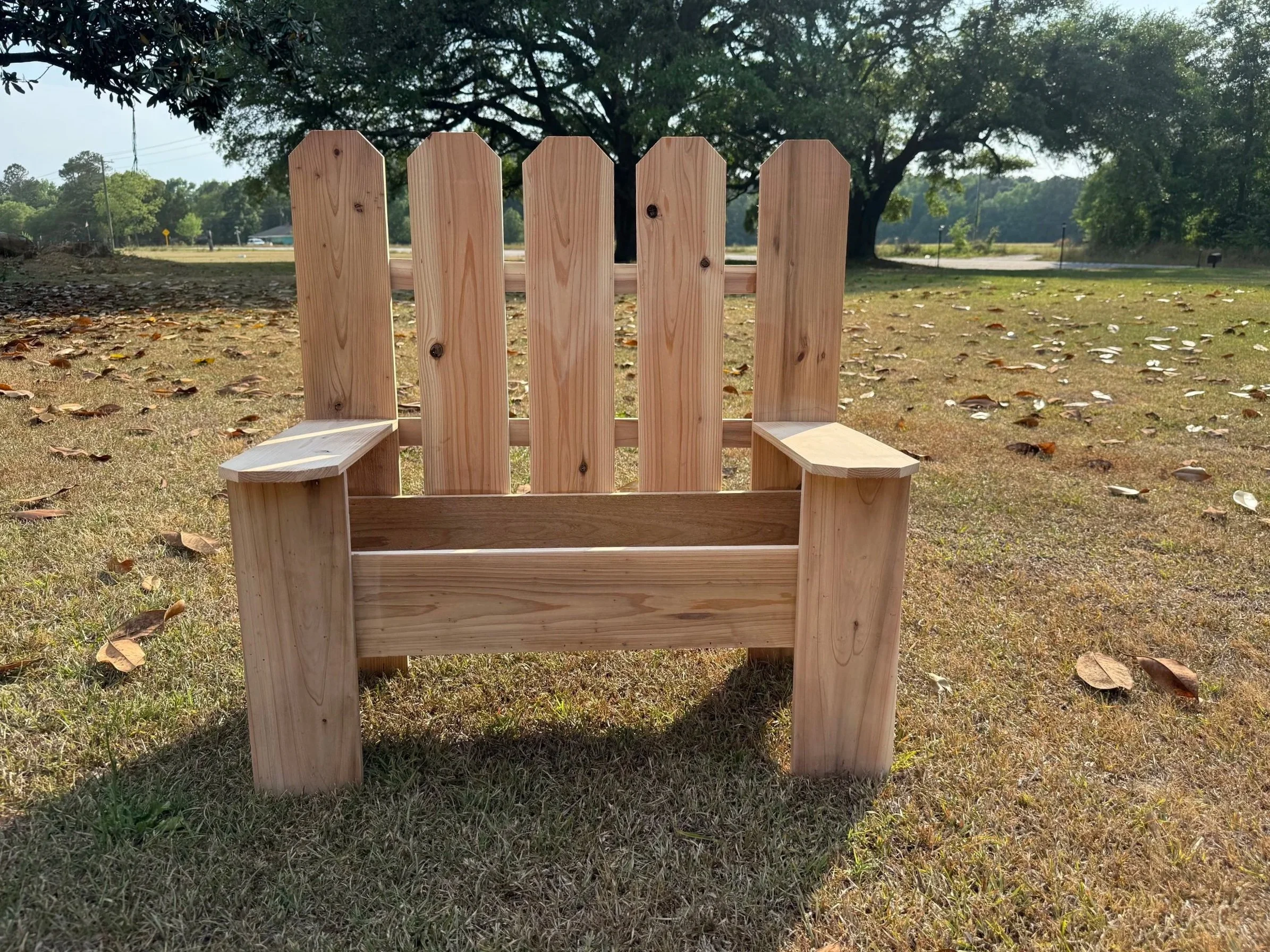 Cedar Bench Planter