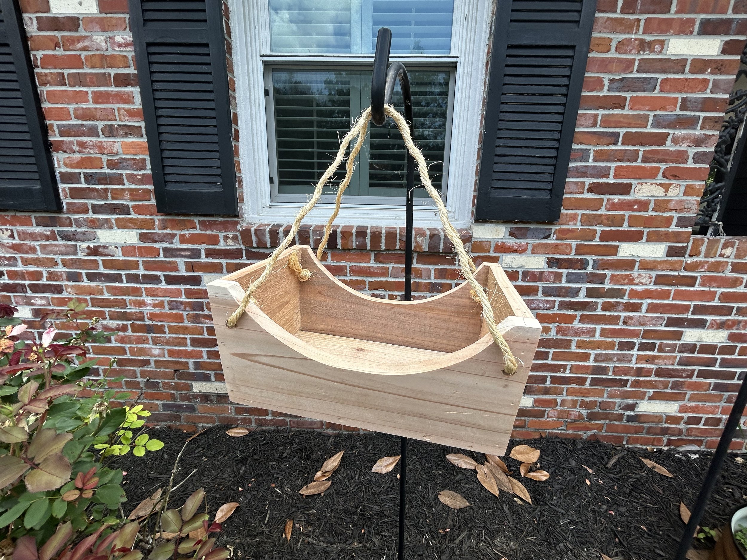 Hanging Purse Planter perfect for small plants or succulents. Also makes a very cute gift bag for garden lovers.