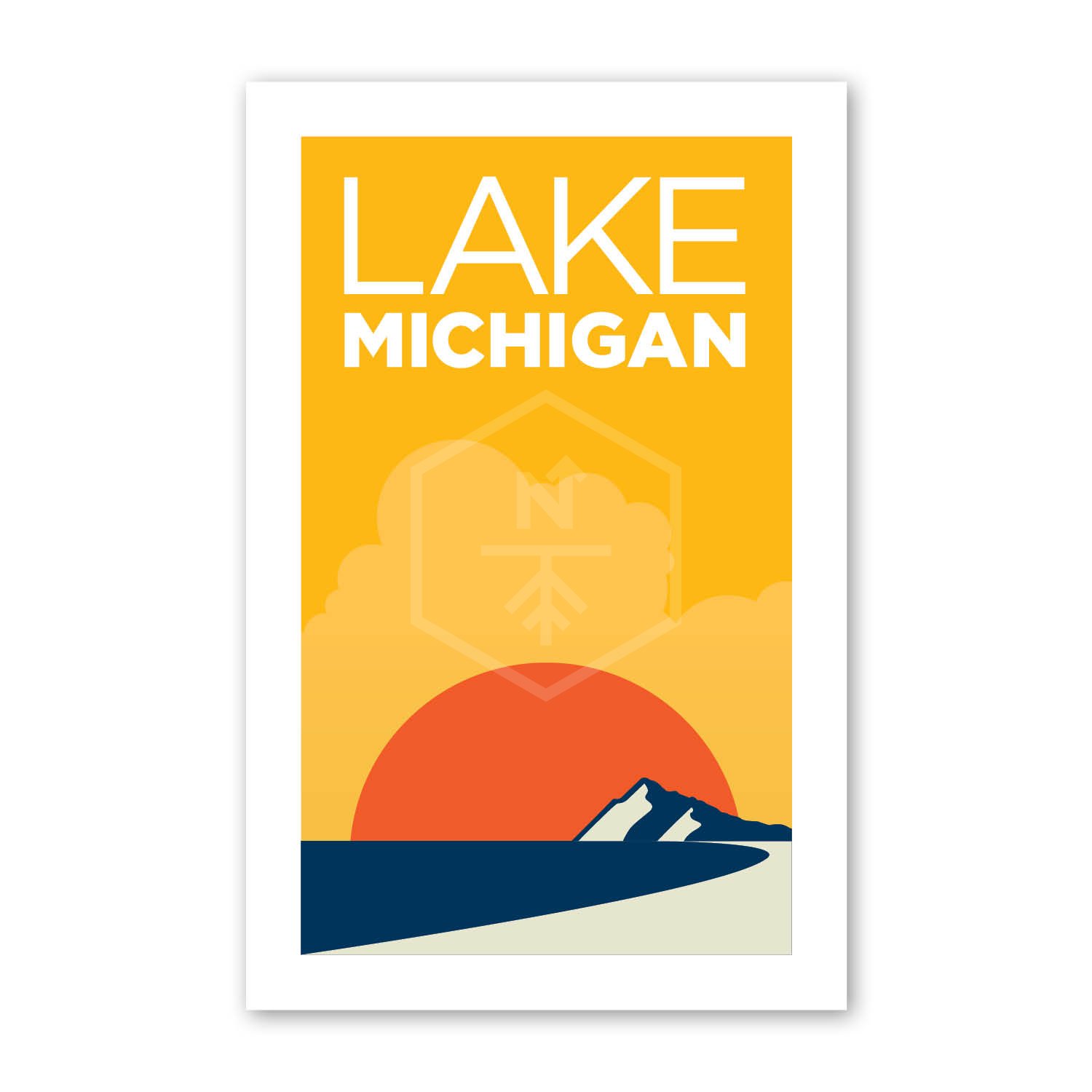 Poster - Lake Michigan