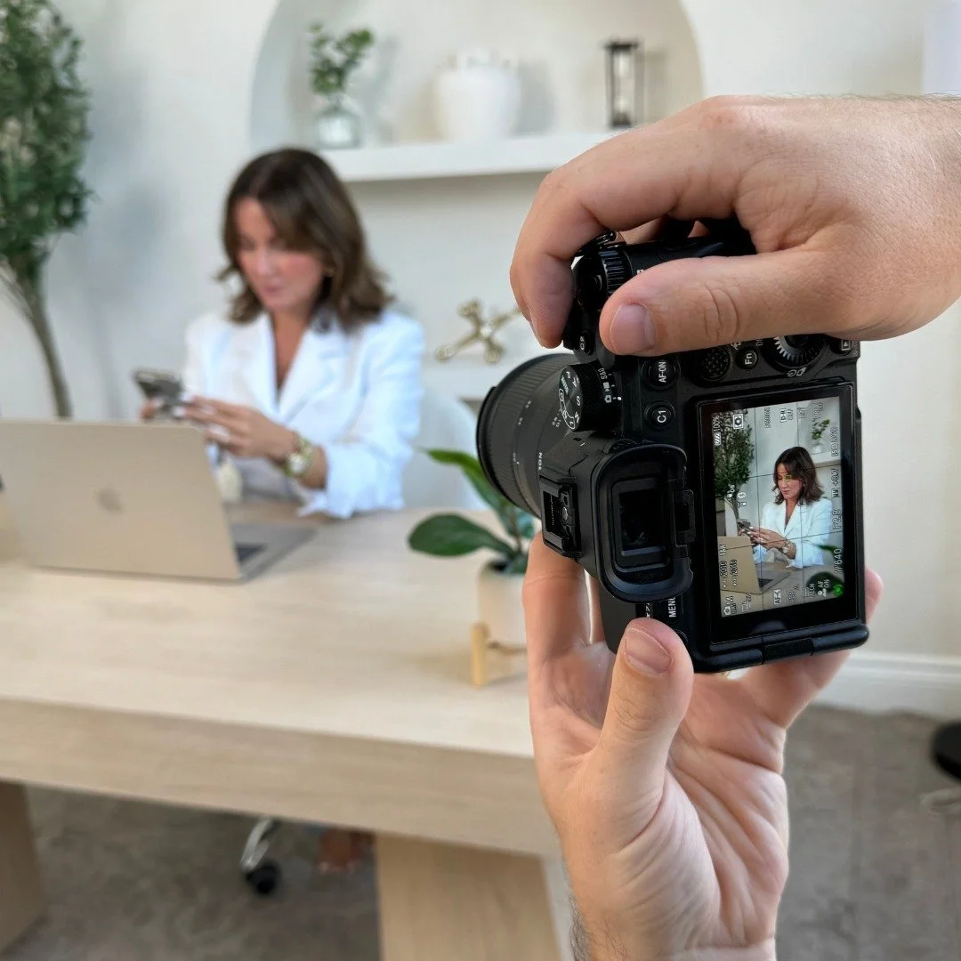 Behind the scenes branding photoshoot 📷