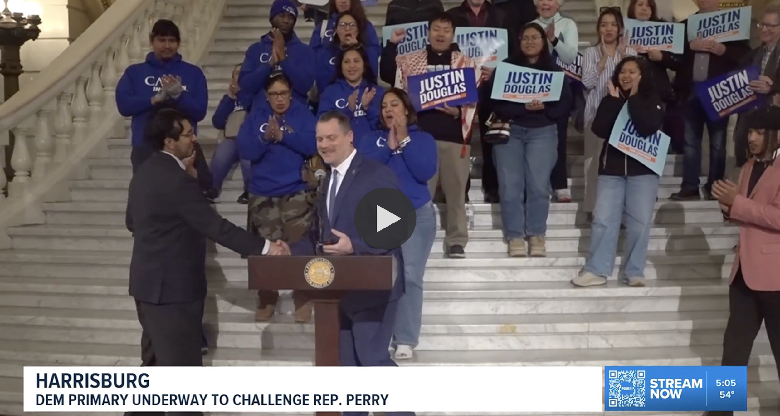 Fox 43: Dauphin County Commissioner unveils endorsements in 10th Congressional district primary 