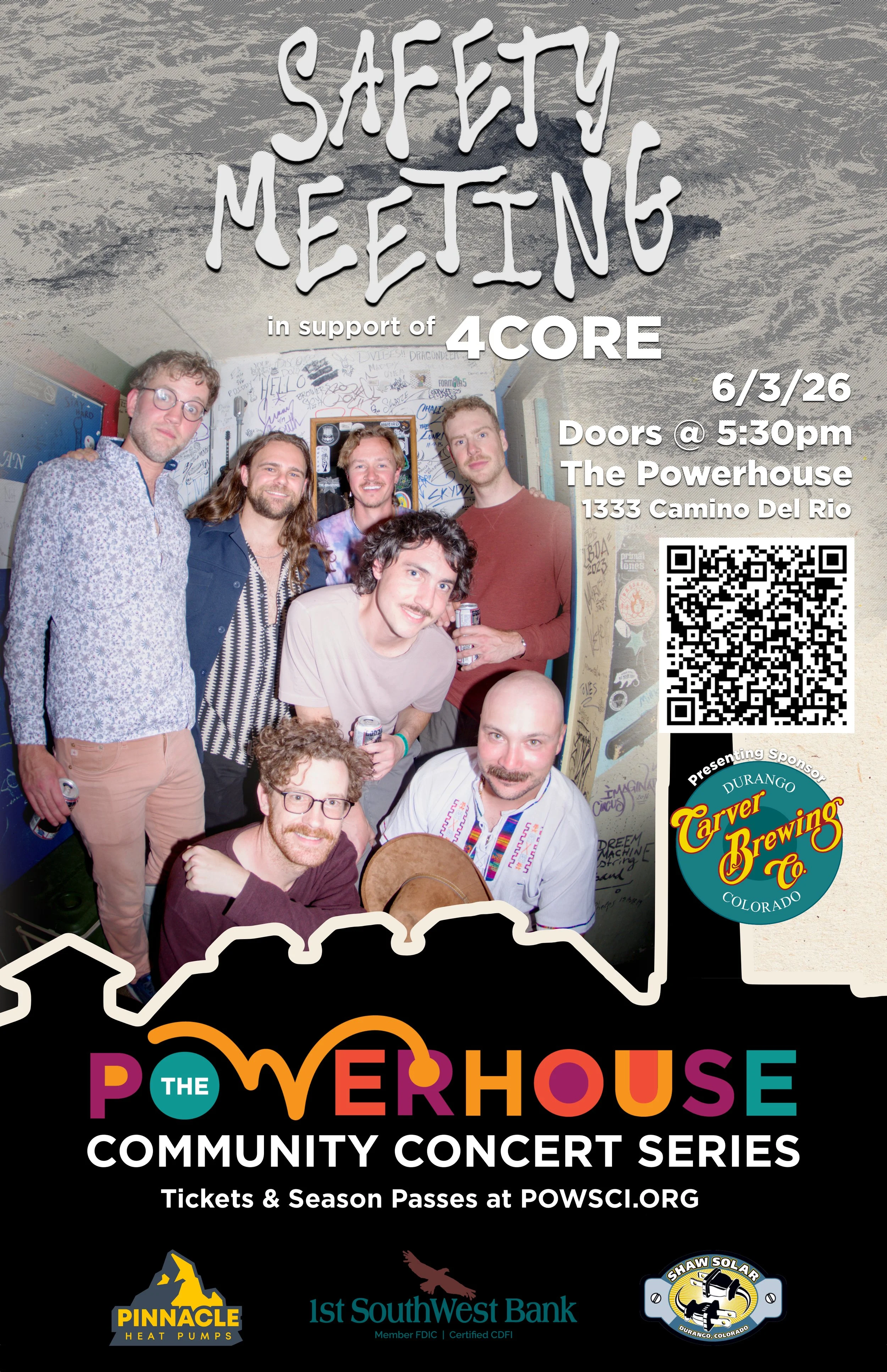 Powerhouse Concert Series Supports 4CORE!