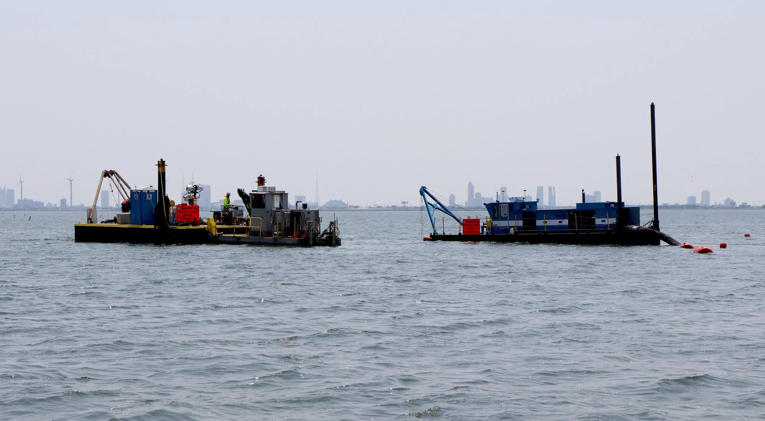 Two boats on the water
