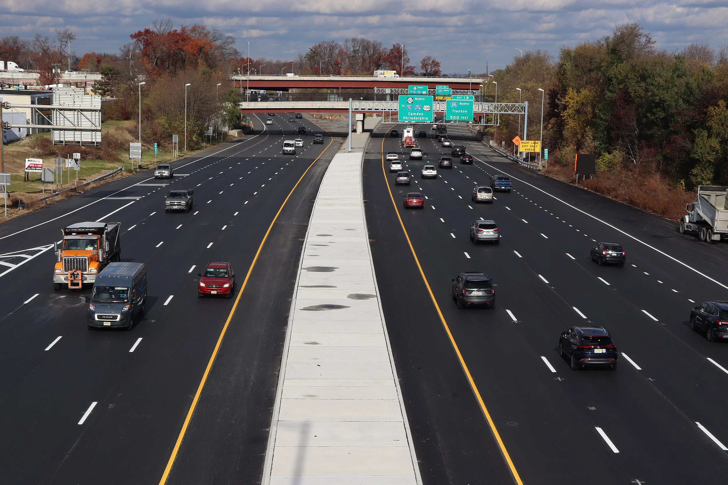 Cars on highway
