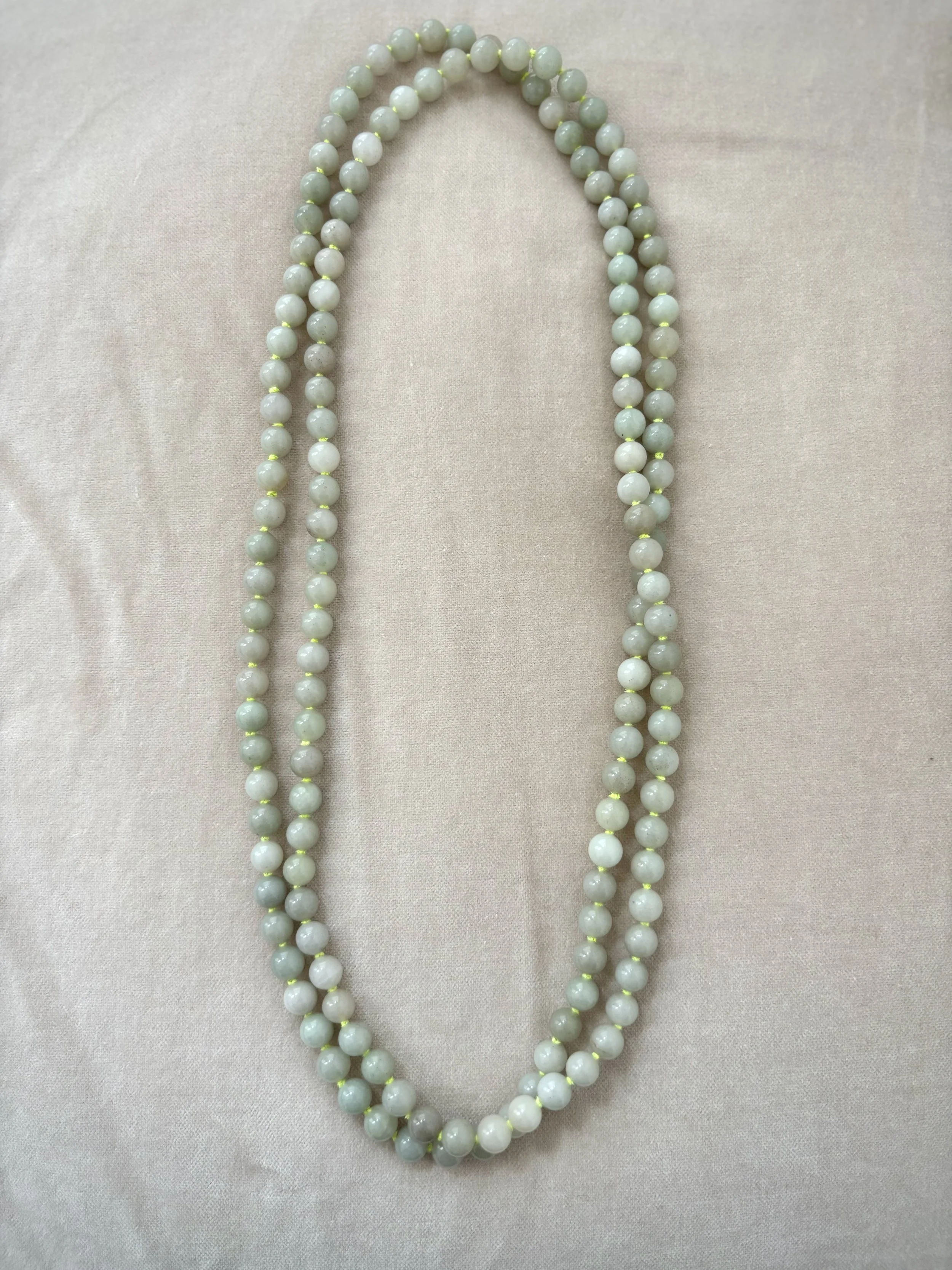 Qinghai Jade Beaded Necklace