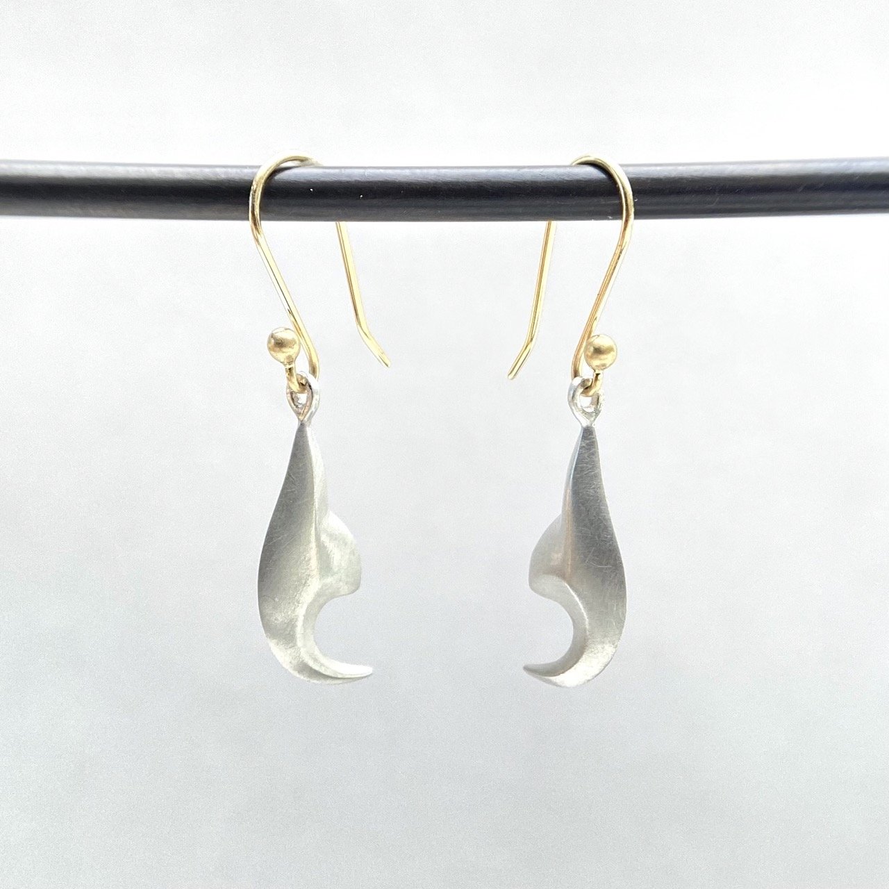 Silver Fleur Dys Lys Earrings