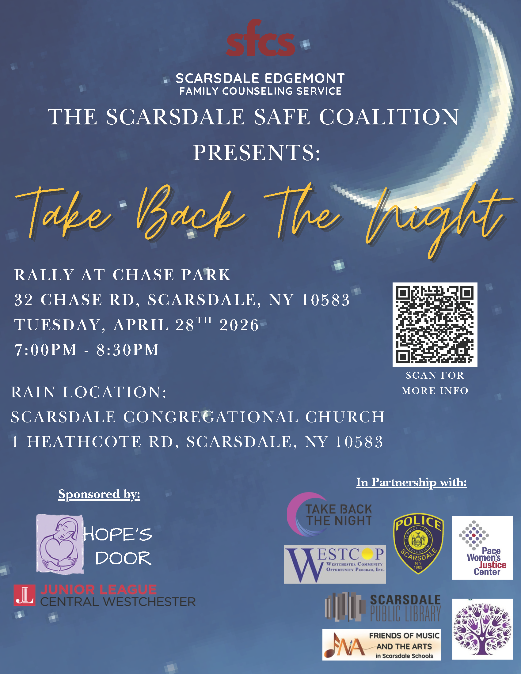 TAKE BACK THE NIGHT RALLY | Rain Location Update