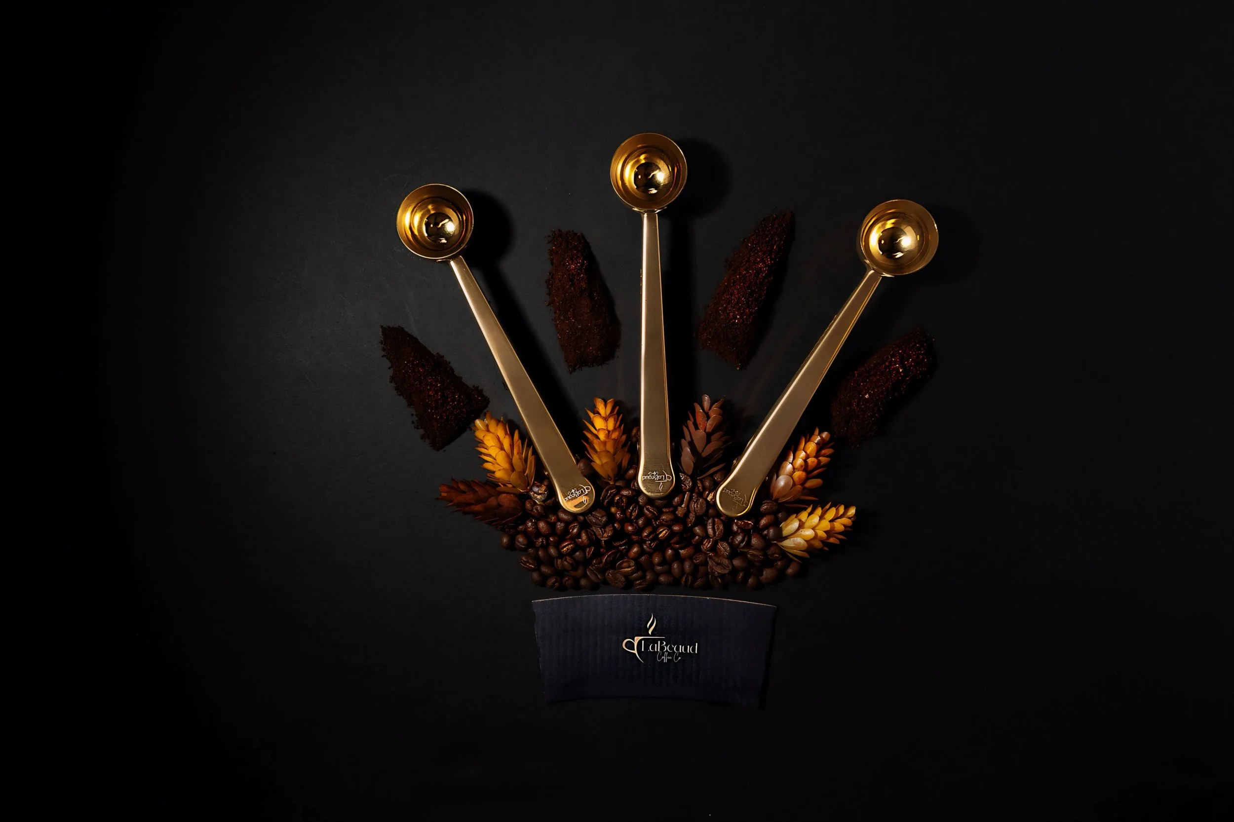 LaBeaud Gold Measuring Spoons