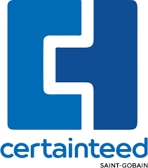 Logo with a stylized blue 'C' and the word 'certainteed' underneath