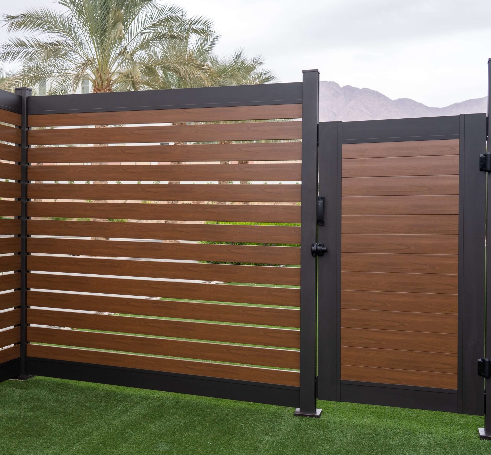 Aluminum Fence Backyard