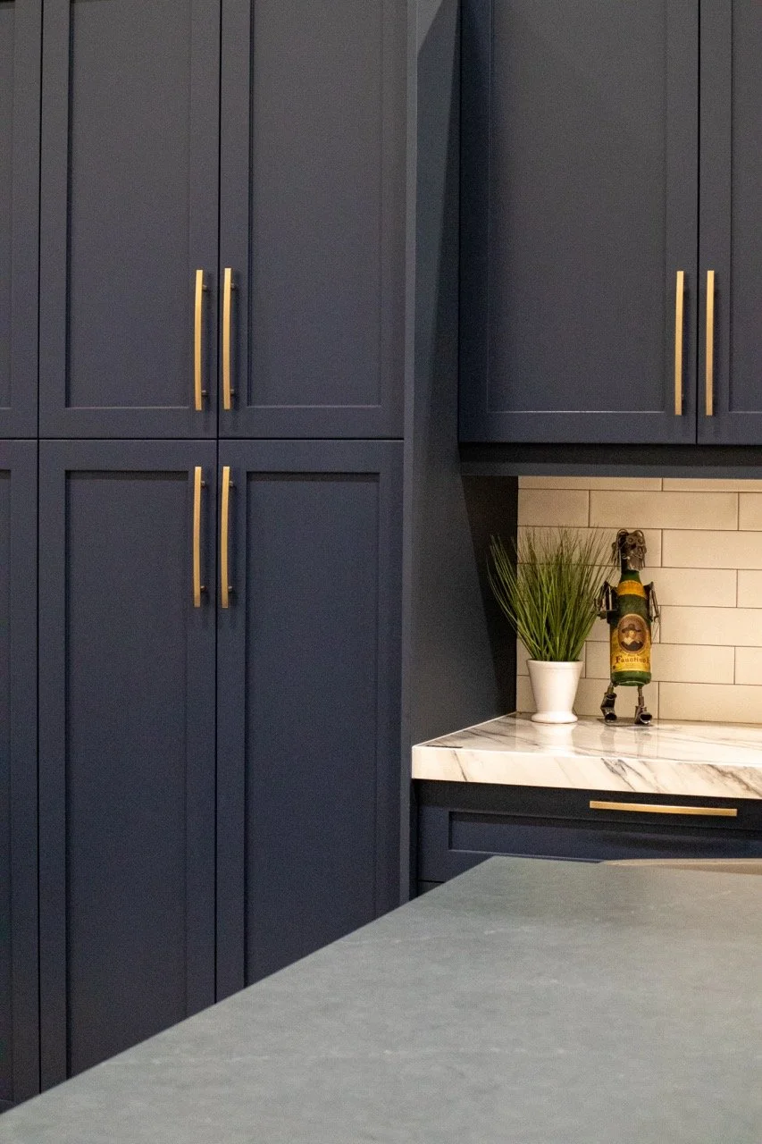 Custom cabinet display at Calgary Home & Garden Show