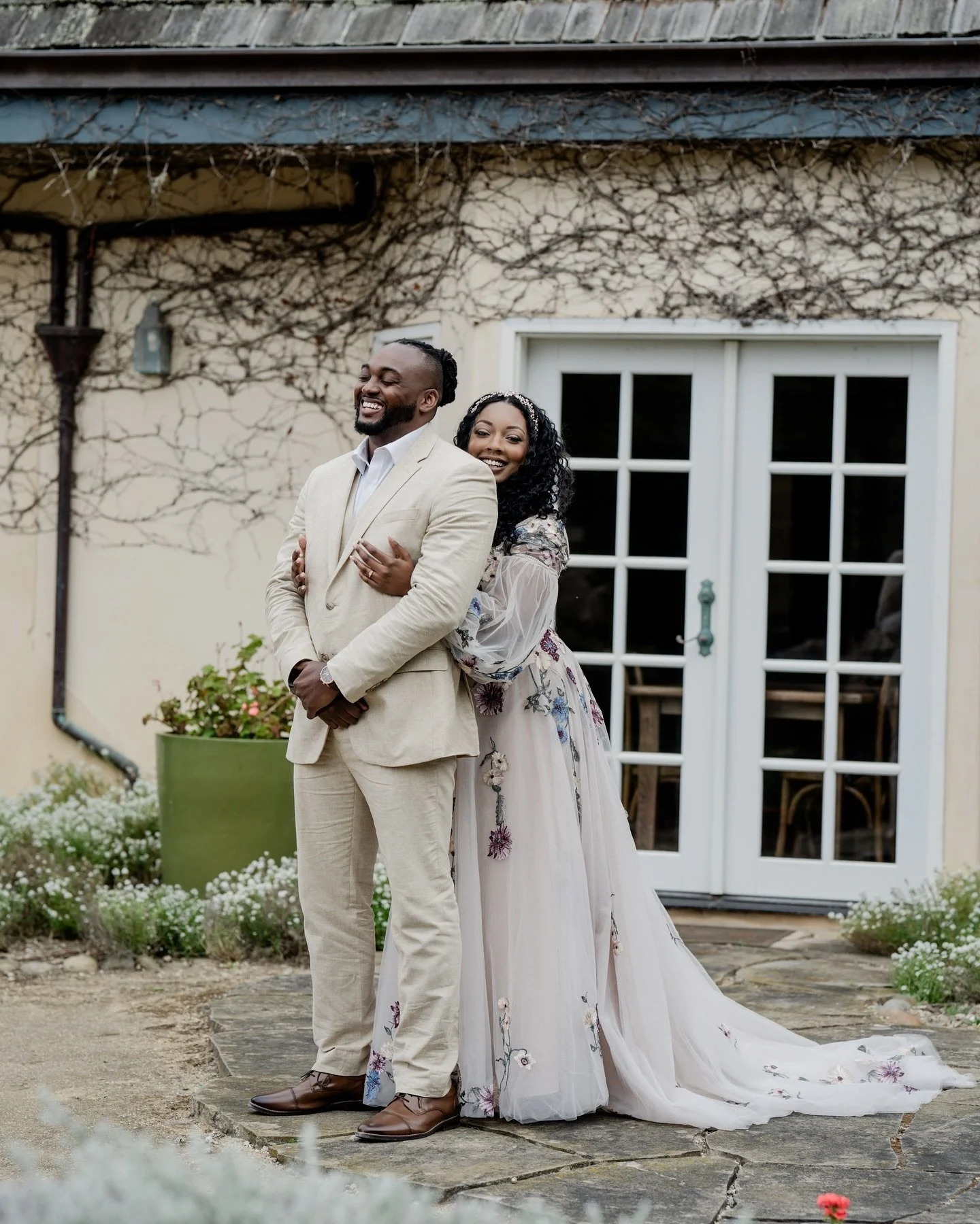Right before their first look . 😍 This elopement was ethereal 😍🥰 Two beautiful souls 
Photographer @nadejdavusikphoto 
.
.
.
.
.
.
.
.
.
.
.
. .
#photo #photoshoot #photooftheday #photographer #engagementphotos #weddingplanning #love #sanfrancisco